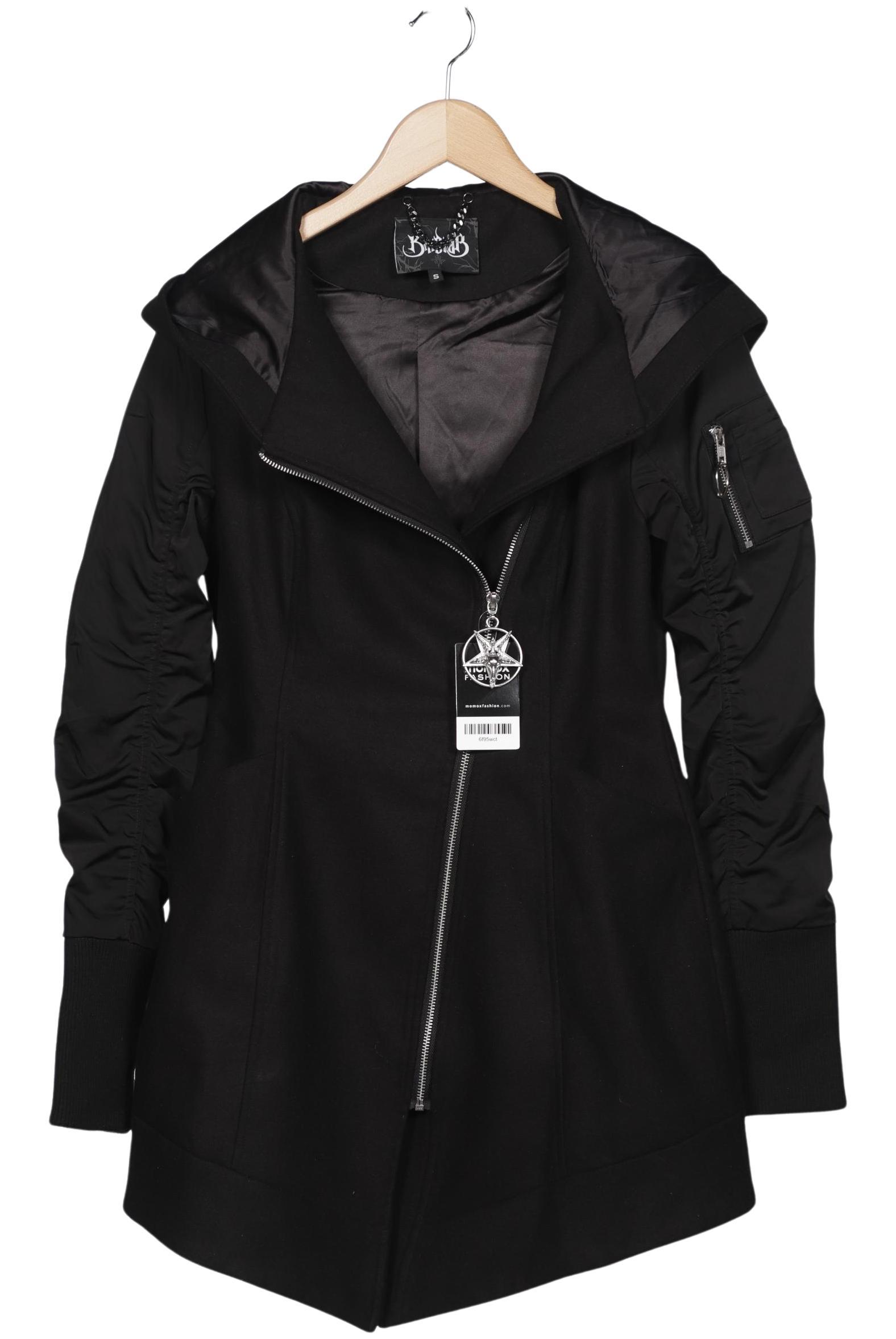 

Killstar Damen Mantel, schwarz, Gr. 36