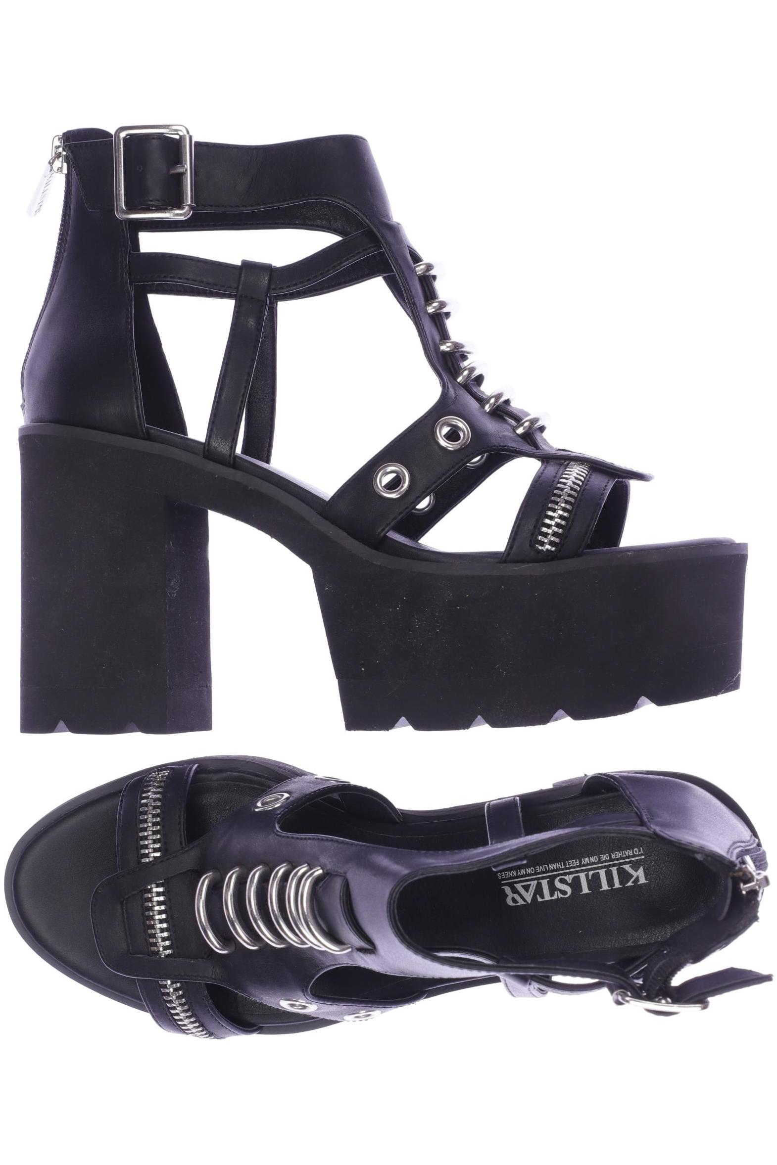 

Killstar Damen Sandale, schwarz, Gr. 39
