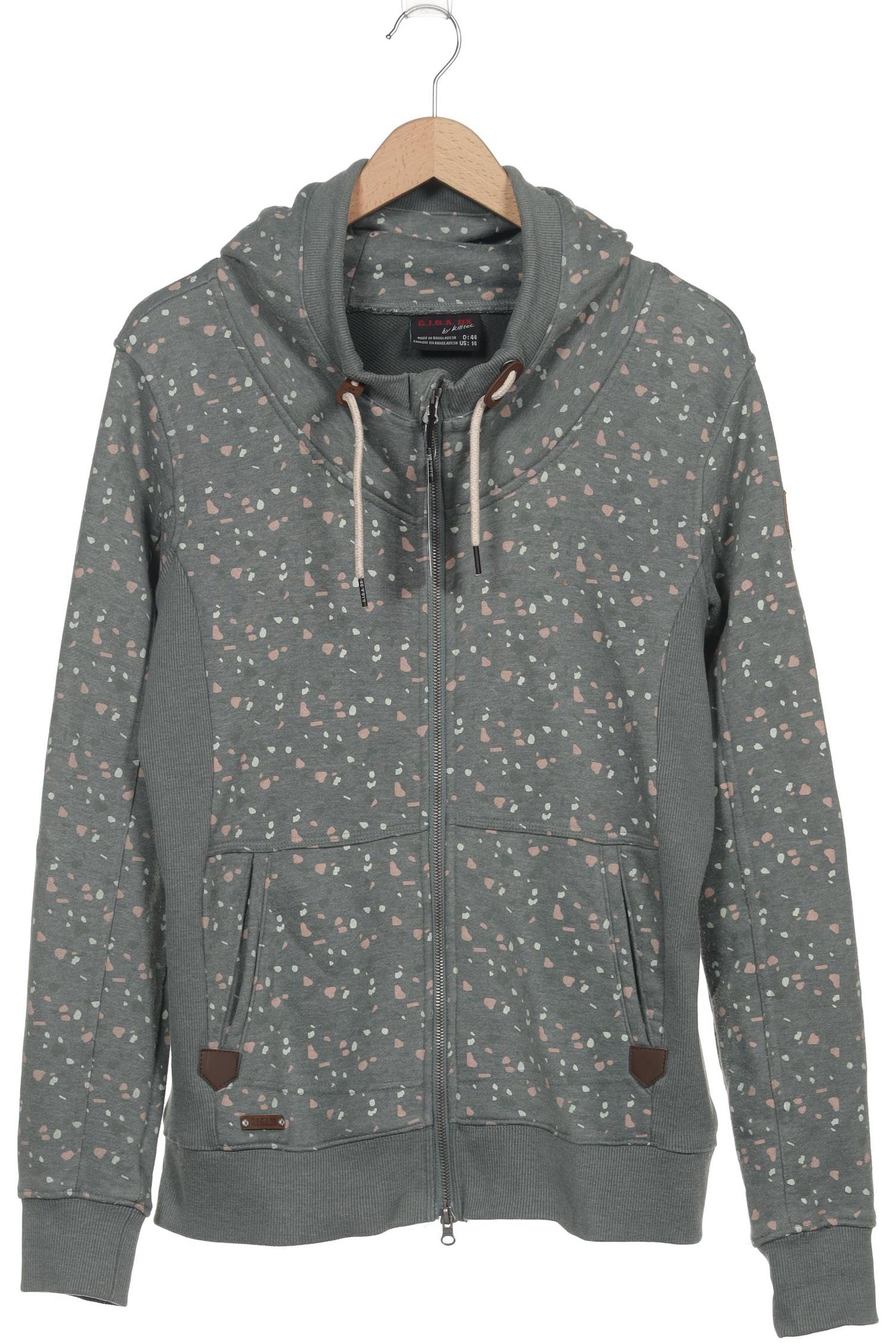 

killtec Damen Kapuzenpullover, grün, Gr. 44