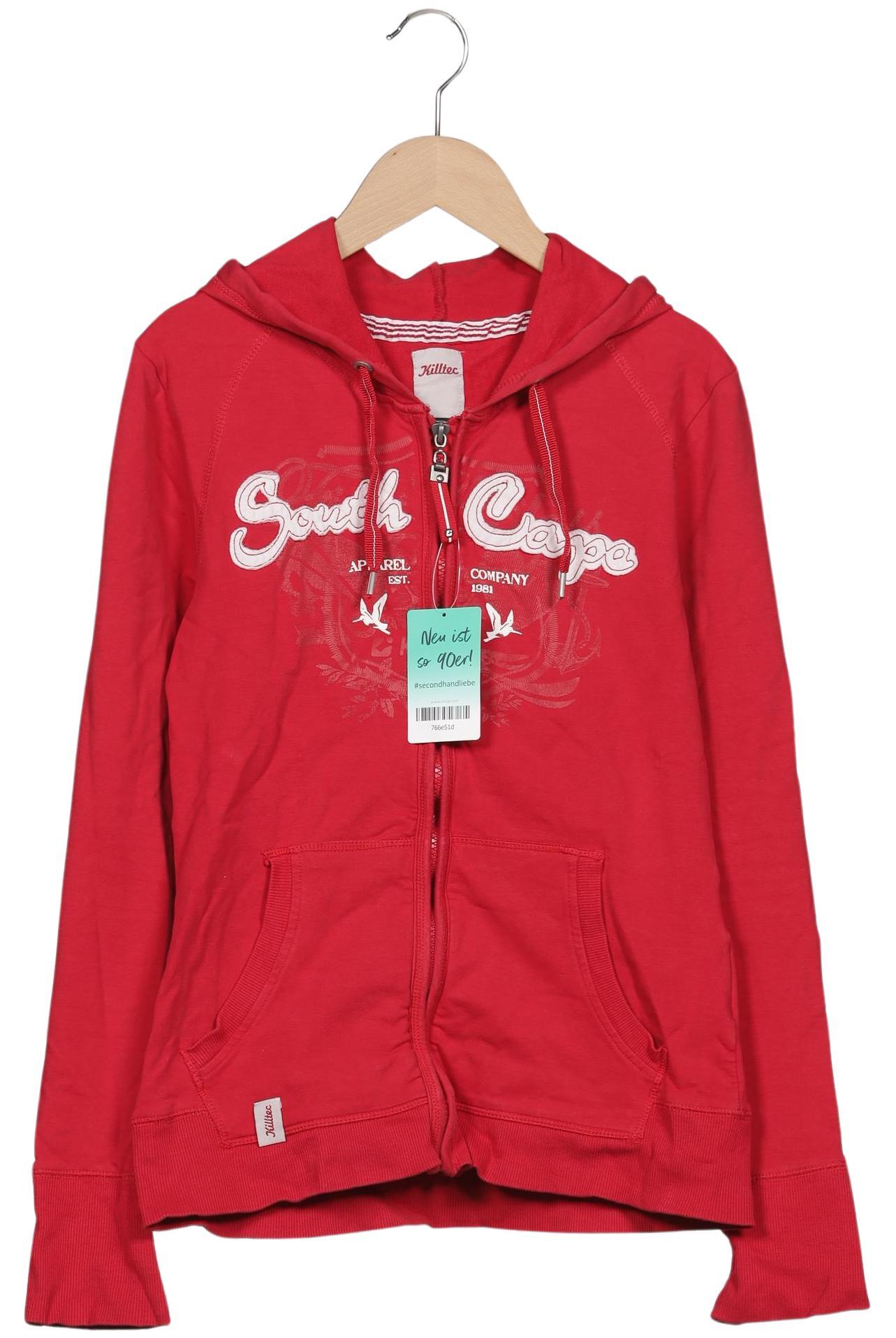 

killtec Damen Kapuzenpullover, rot, Gr. 38