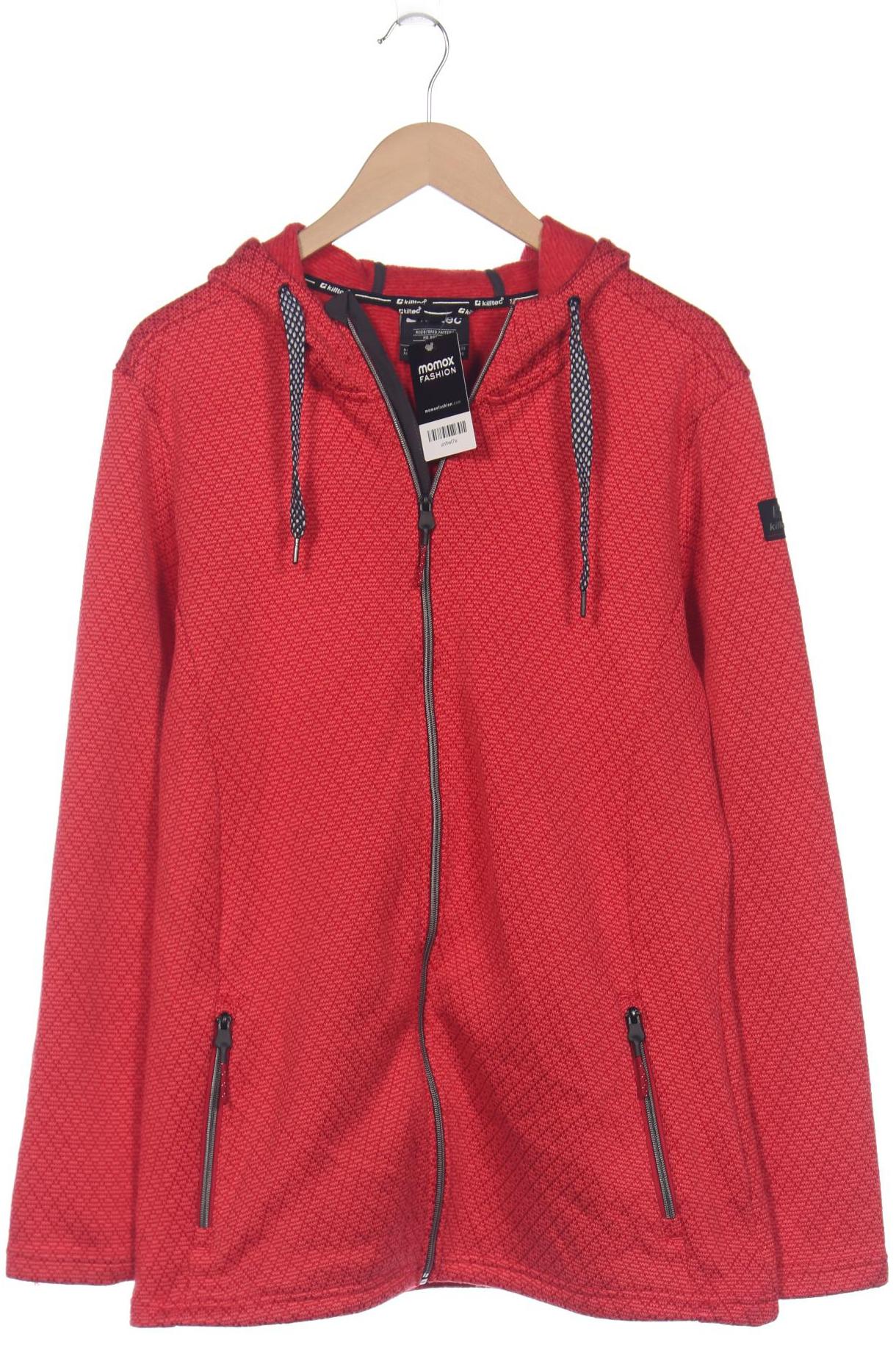 

killtec Damen Kapuzenpullover, rot, Gr. 46