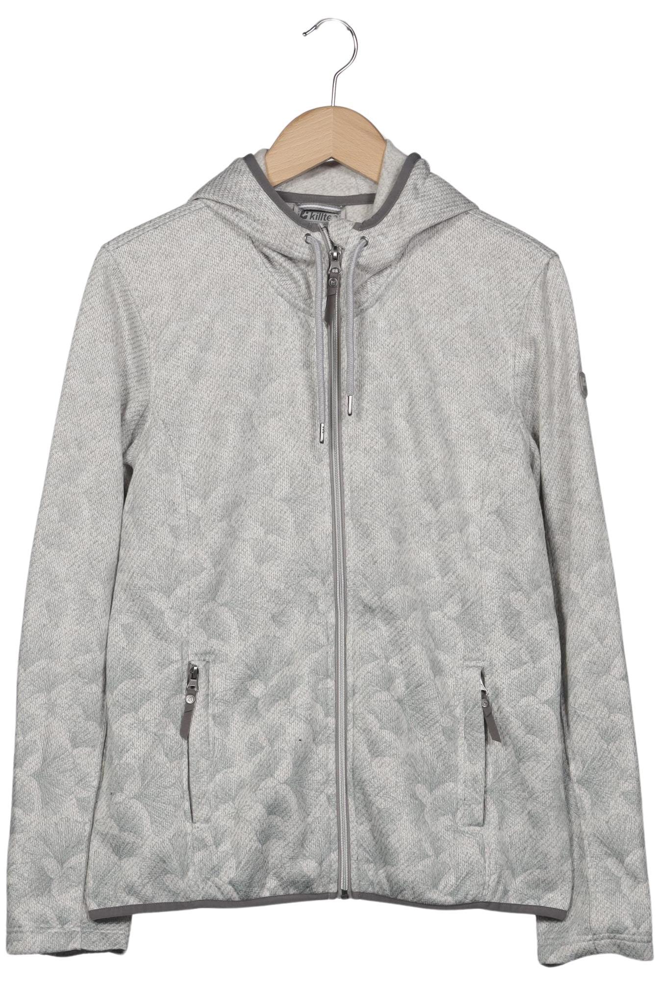 

killtec Damen Kapuzenpullover, grau, Gr. 44