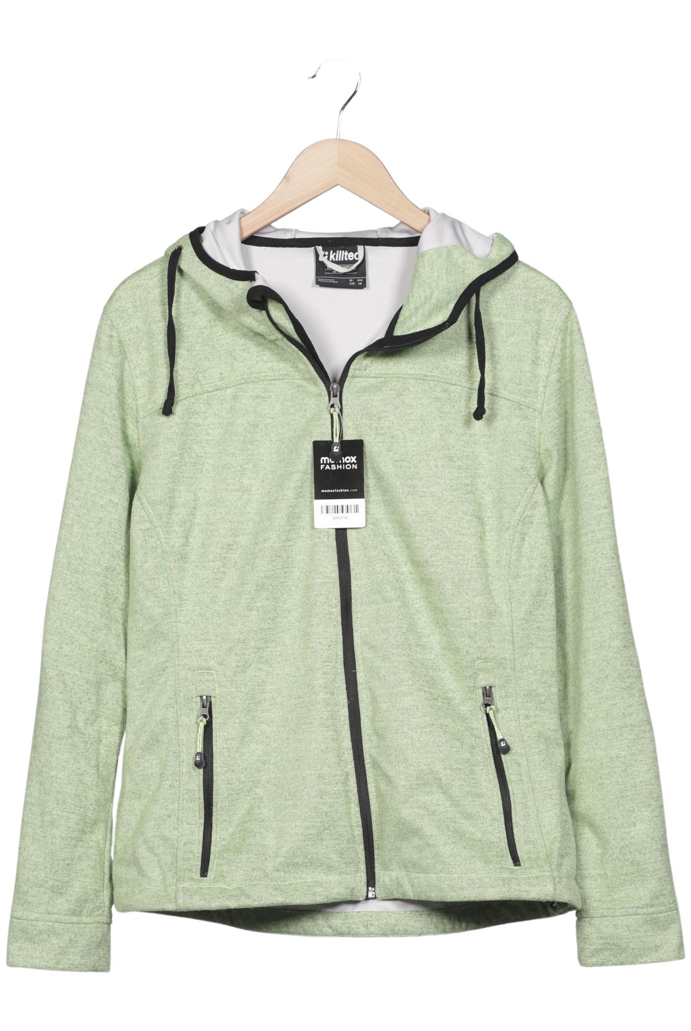 

killtec Damen Kapuzenpullover, hellgrün, Gr. 44