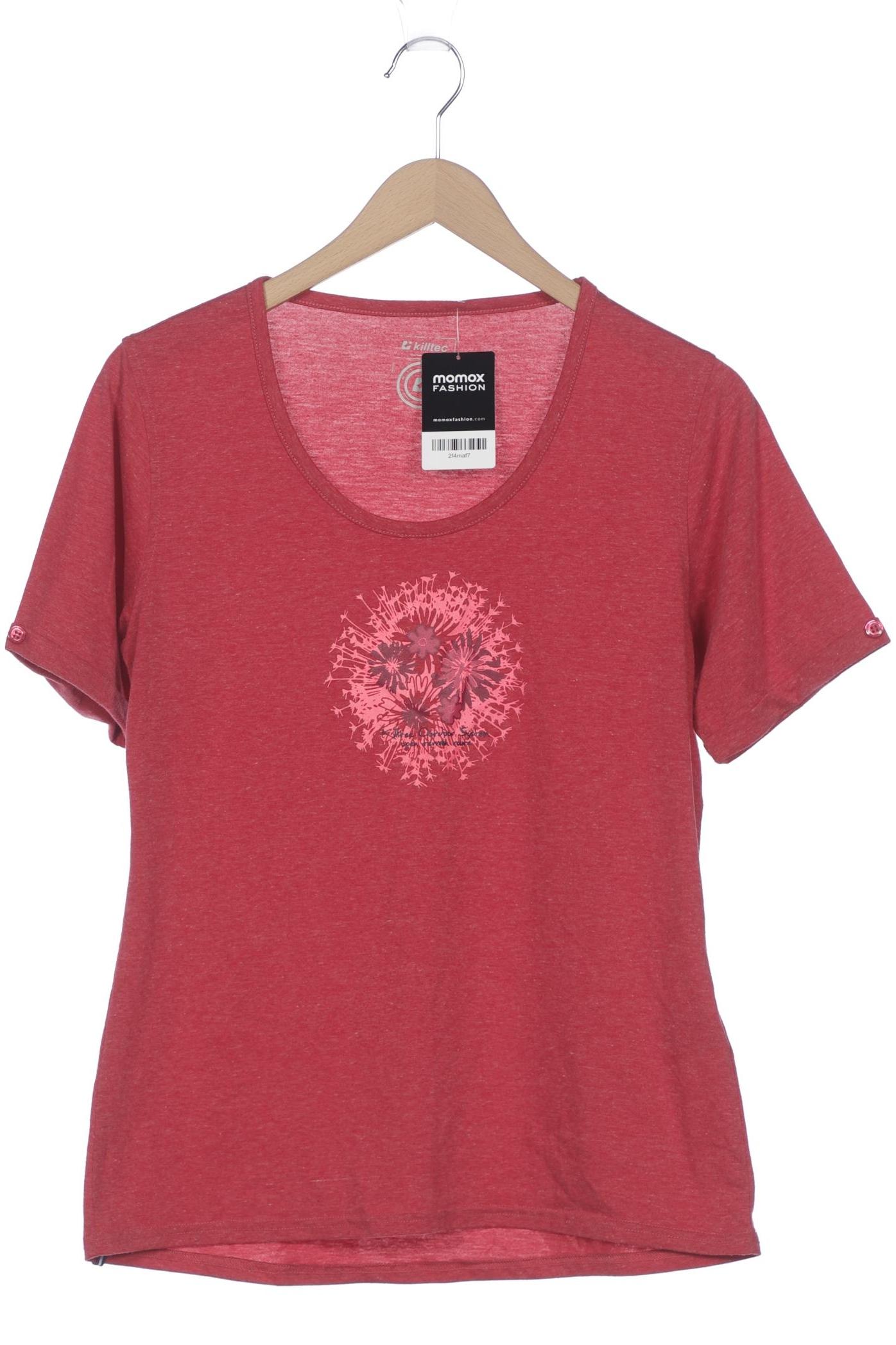 

killtec Damen T-Shirt, rot, Gr. 38