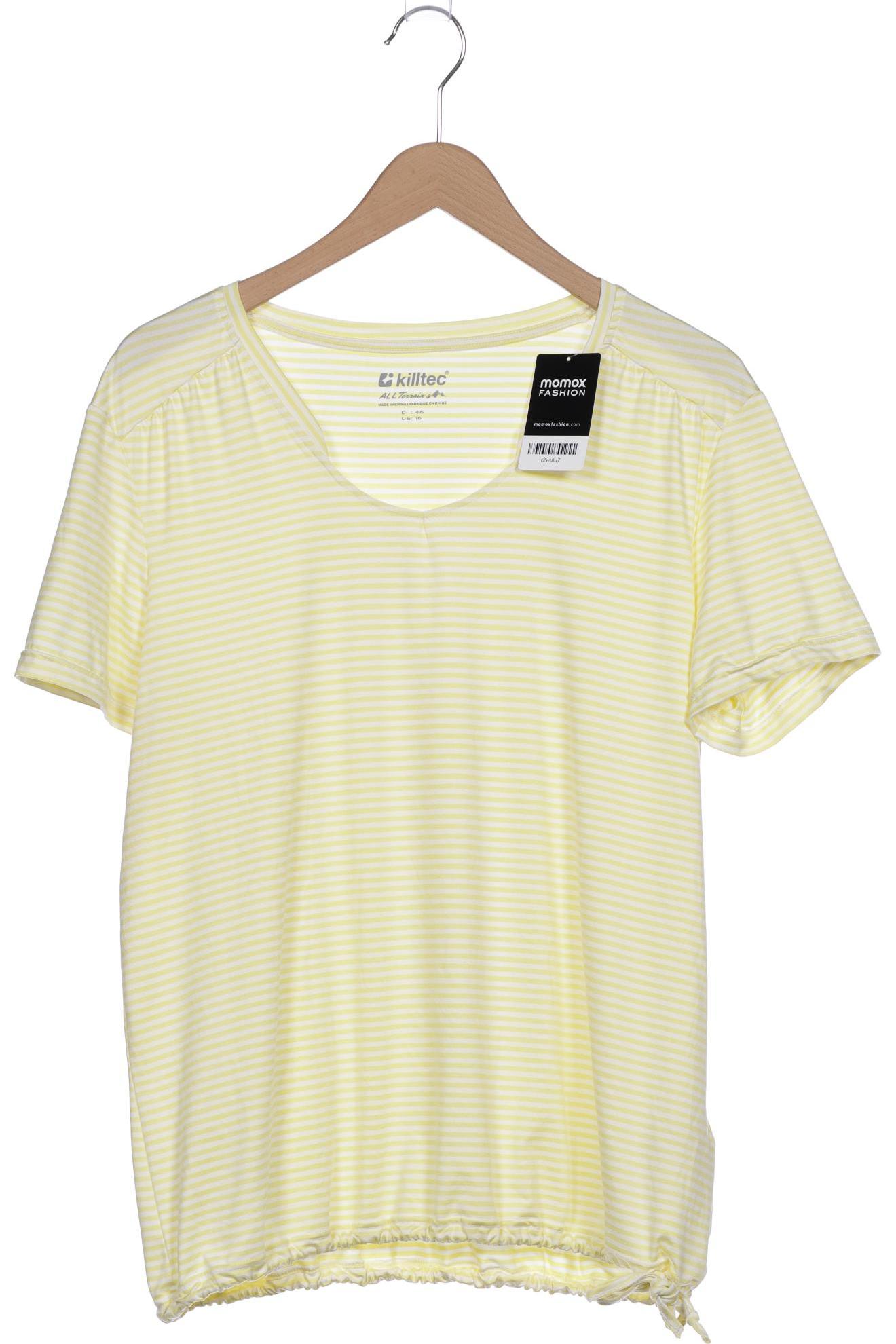 

killtec Damen T-Shirt, gelb, Gr. 46