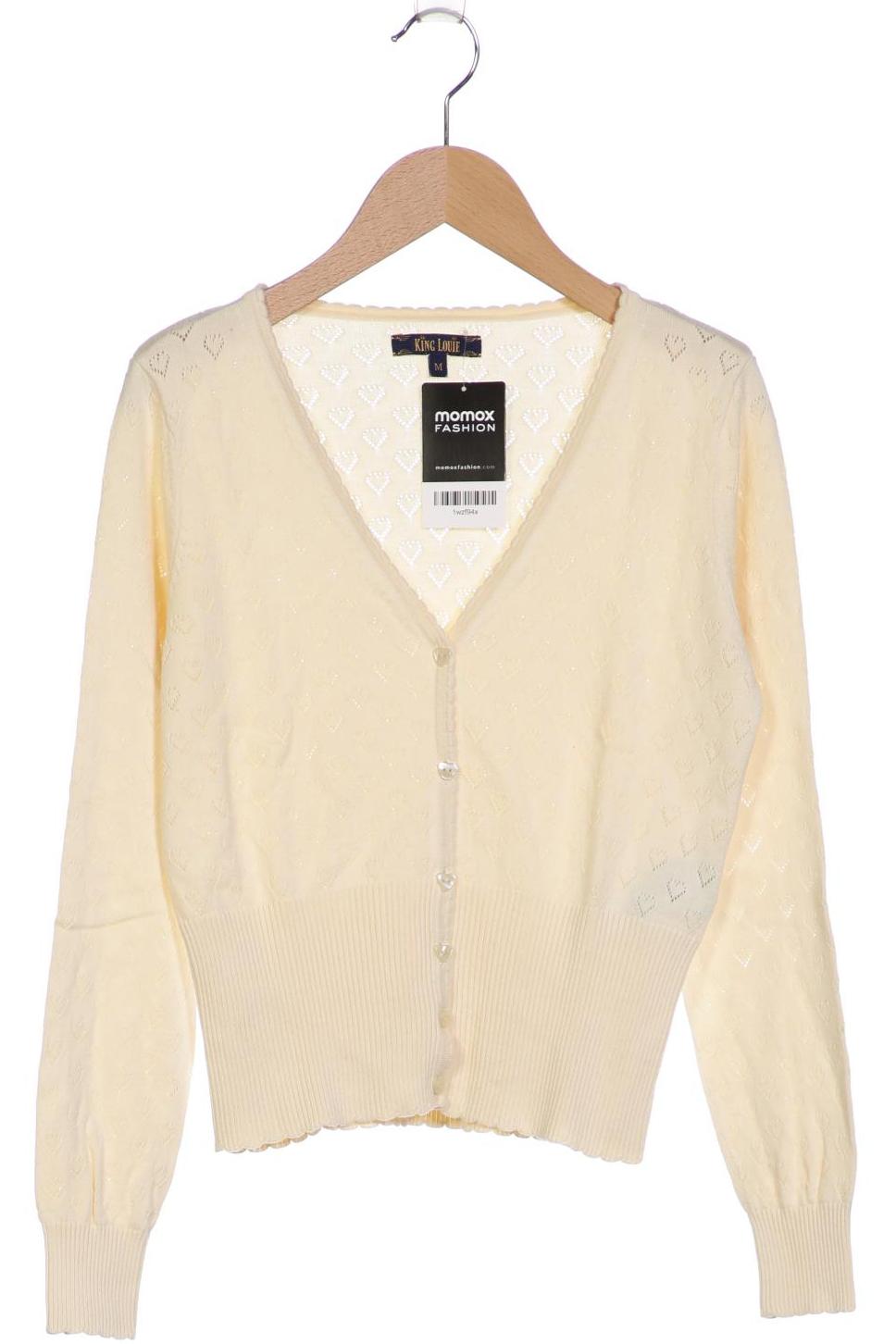 

King Louie Damen Strickjacke, cremeweiß, Gr. 38