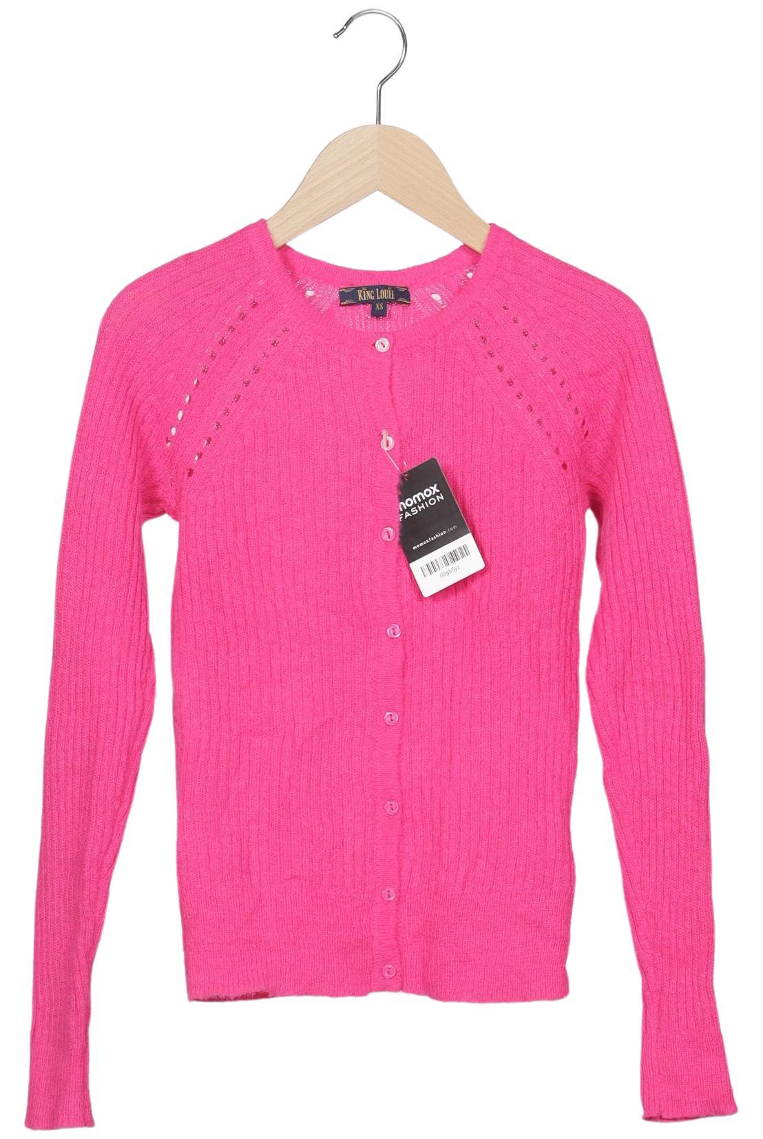 

King Louie Damen Strickjacke, pink, Gr. 34