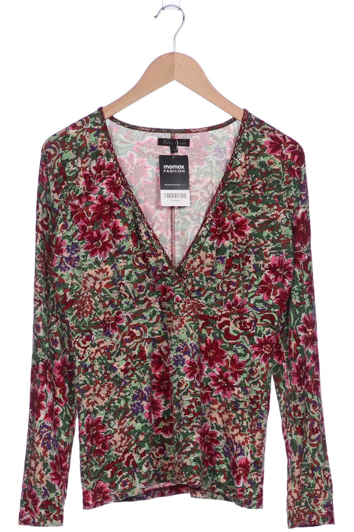 

King Louie Damen Langarmshirt, grün, Gr. 42