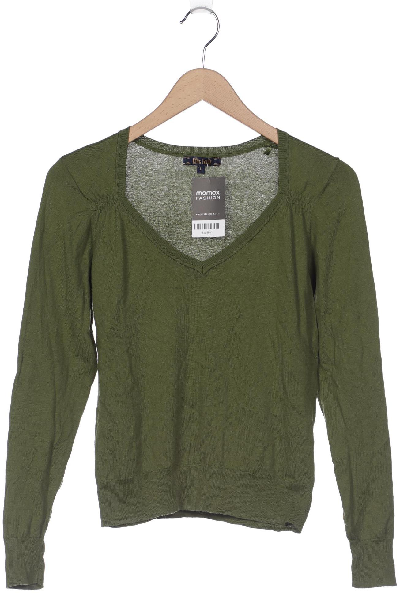 

King Louie Damen Pullover, grün, Gr. 42