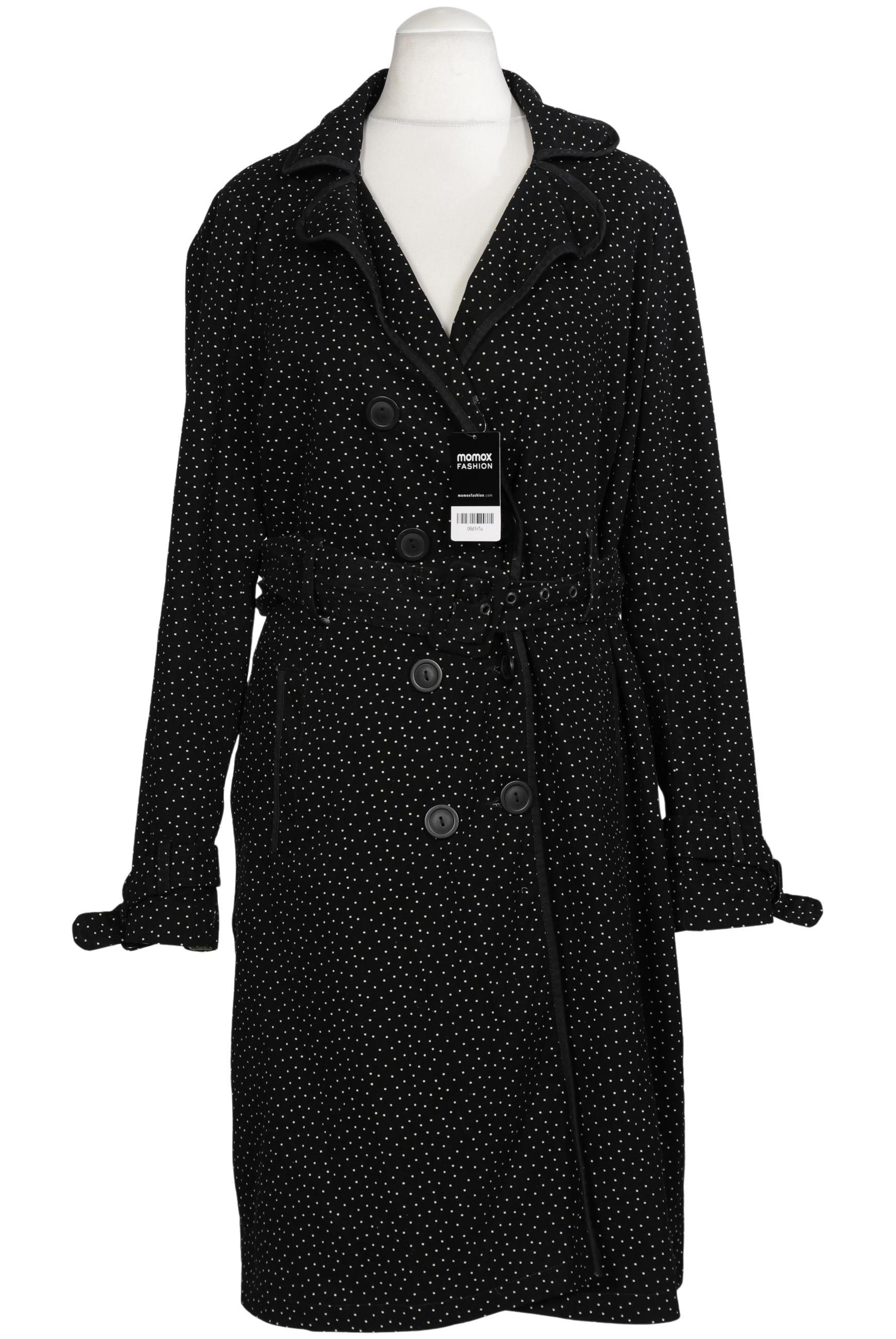 

King Louie Damen Mantel, schwarz, Gr. 42