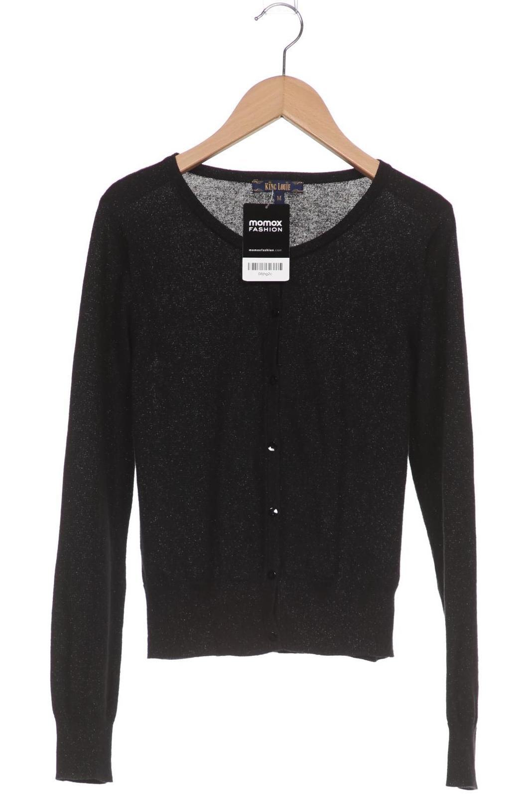 

King Louie Damen Strickjacke, schwarz, Gr. 38