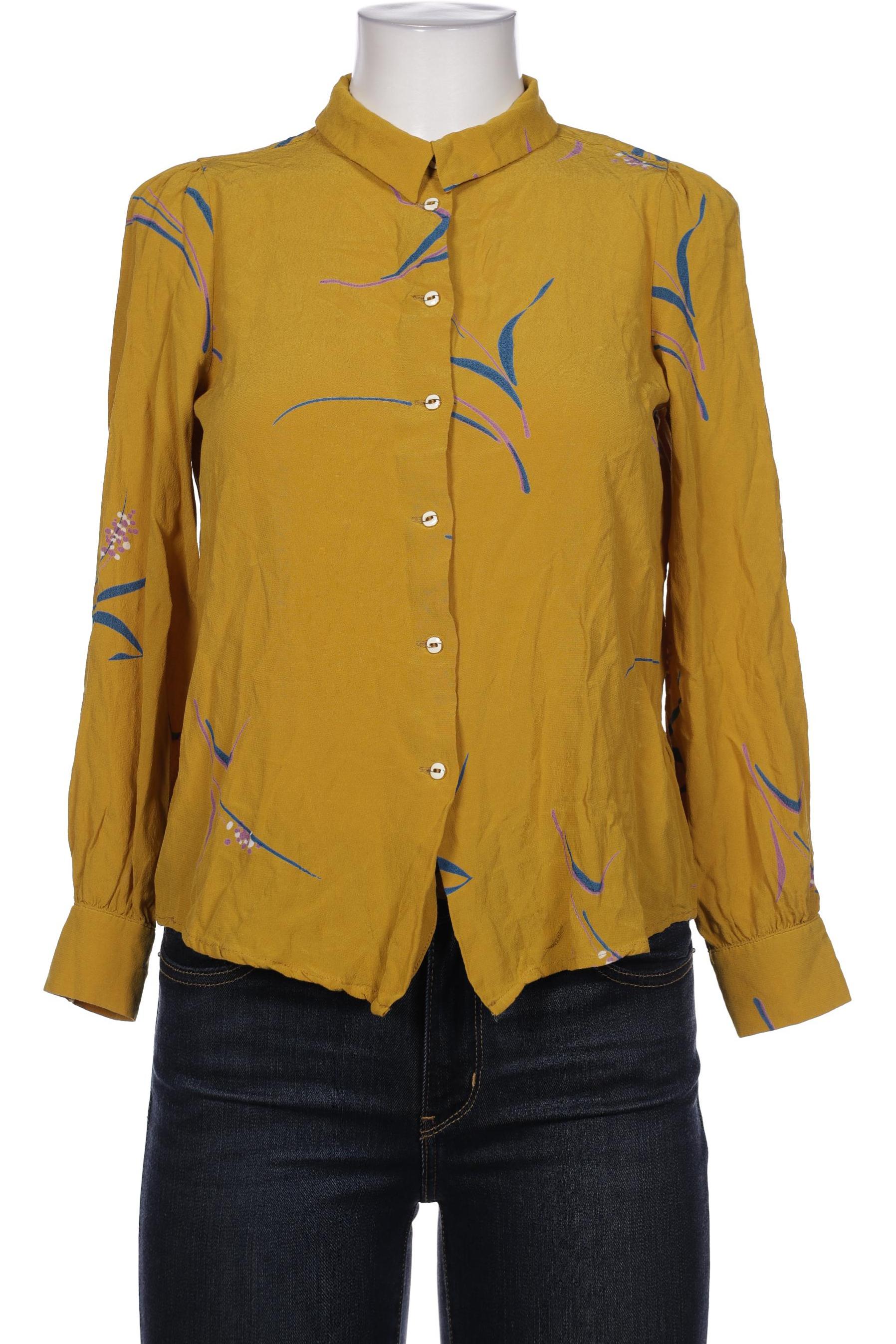 

King Louie Damen Bluse, gelb, Gr. 38