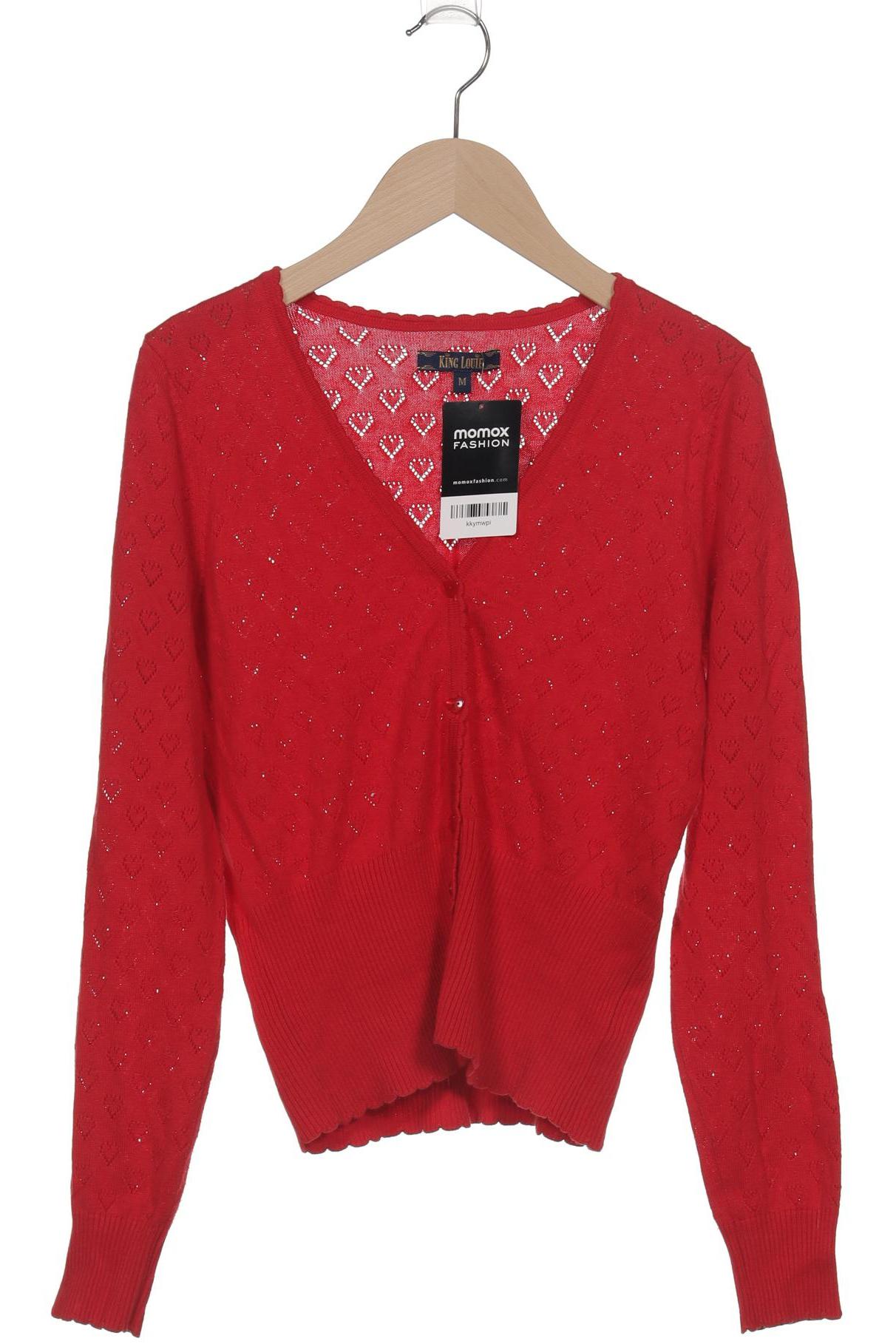 

King Louie Damen Strickjacke, rot, Gr. 38