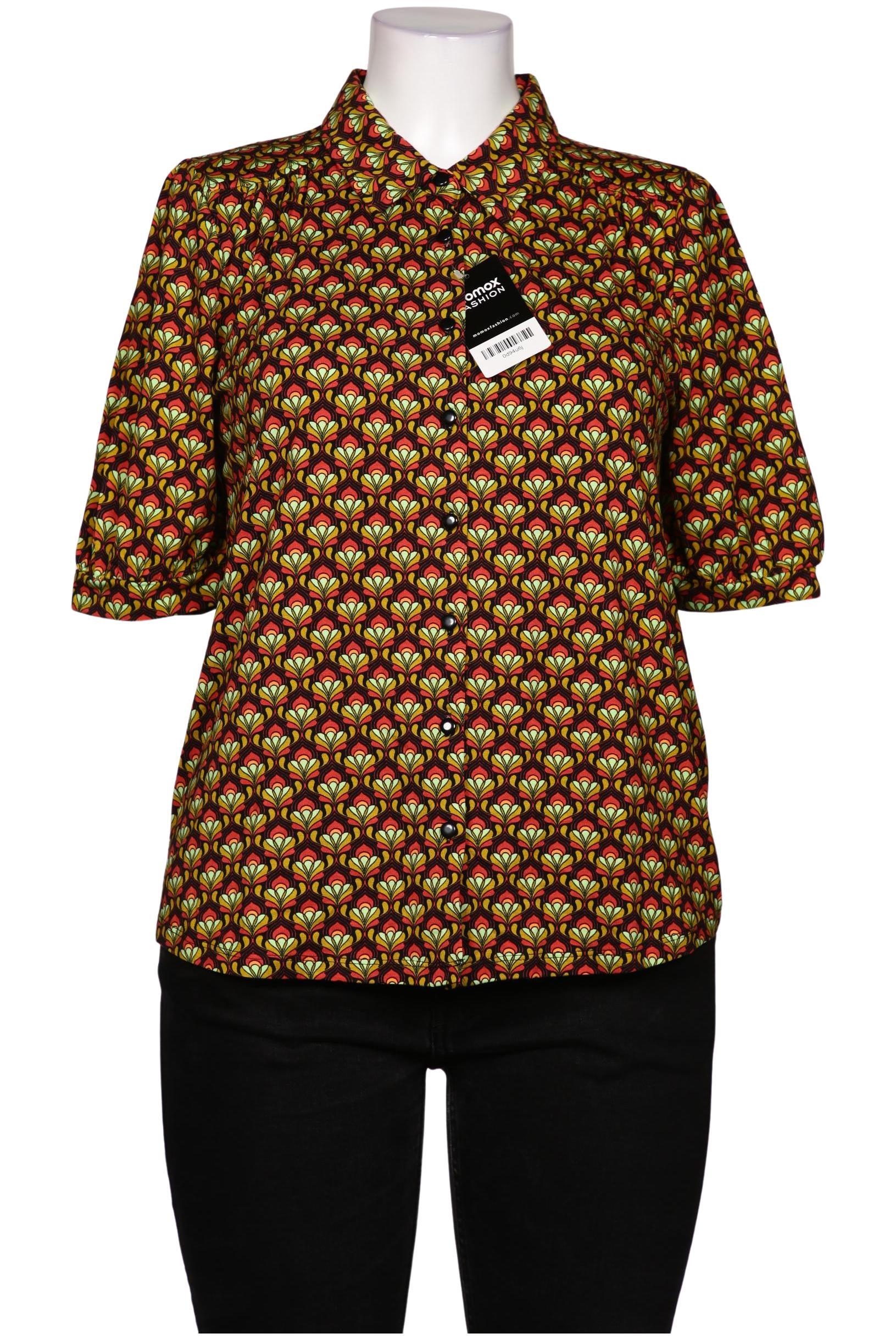 

King Louie Damen Bluse, mehrfarbig, Gr. 42