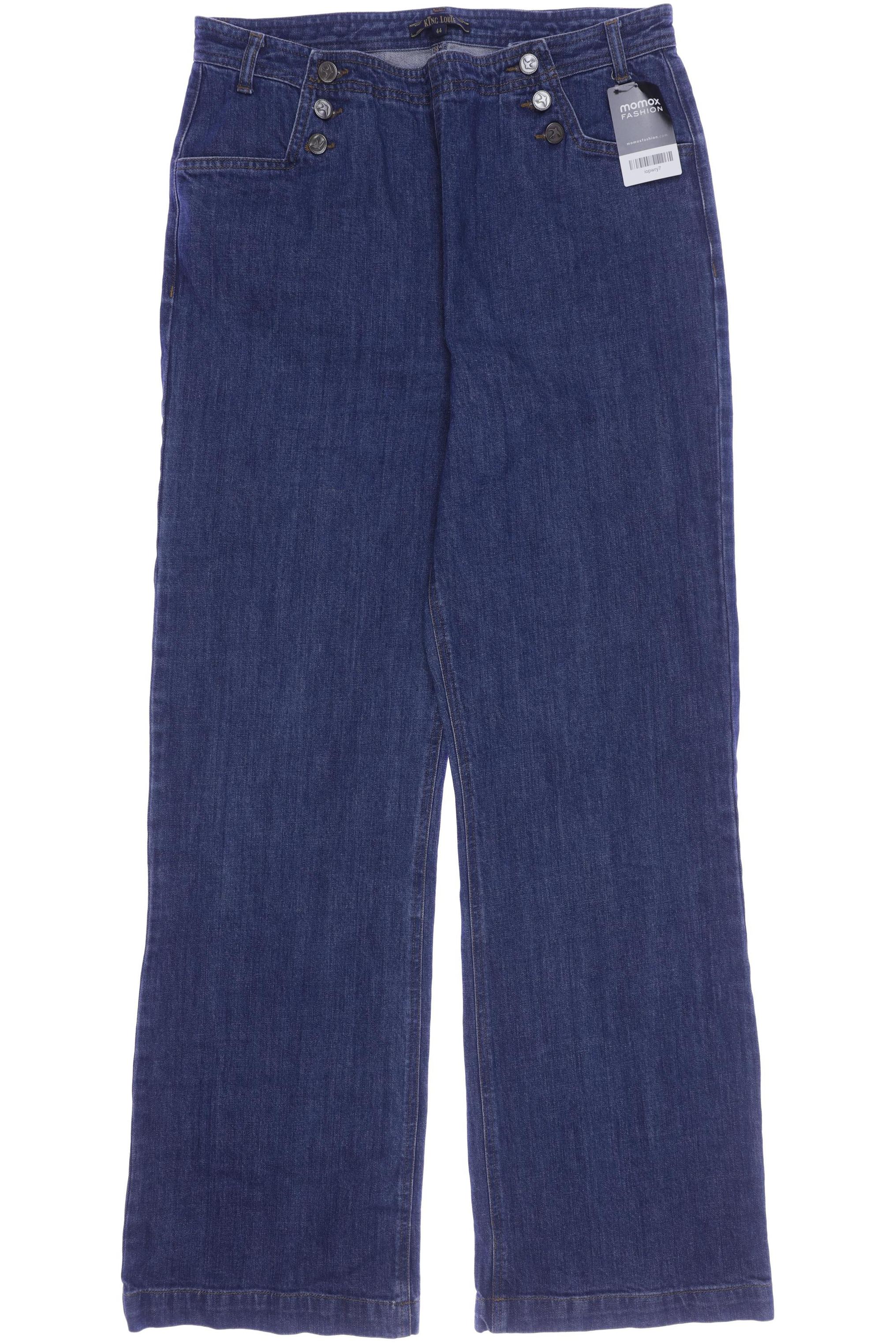 

King Louie Damen Jeans, blau, Gr. 44