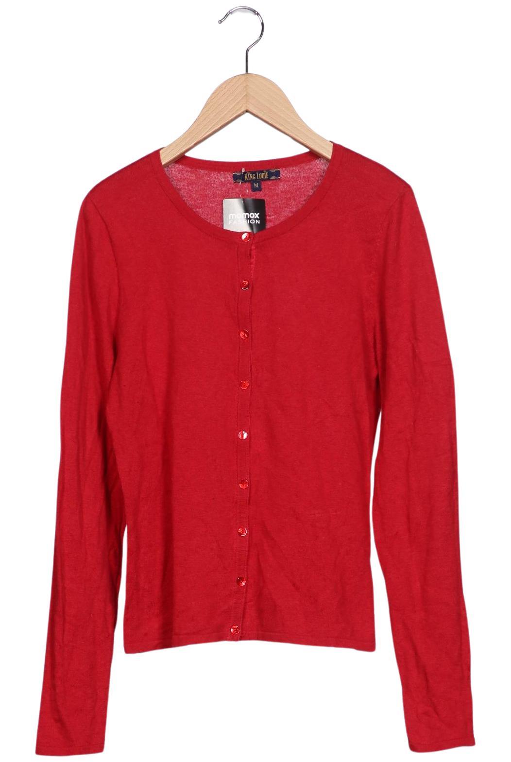 

King Louie Damen Strickjacke, rot, Gr. 38