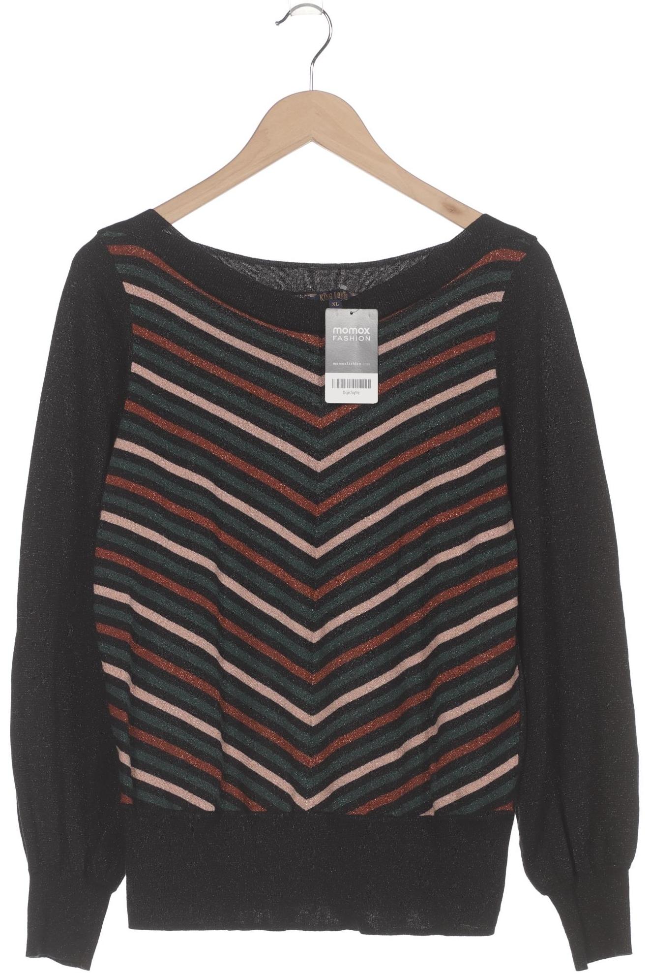 

King Louie Damen Pullover, schwarz, Gr. 44