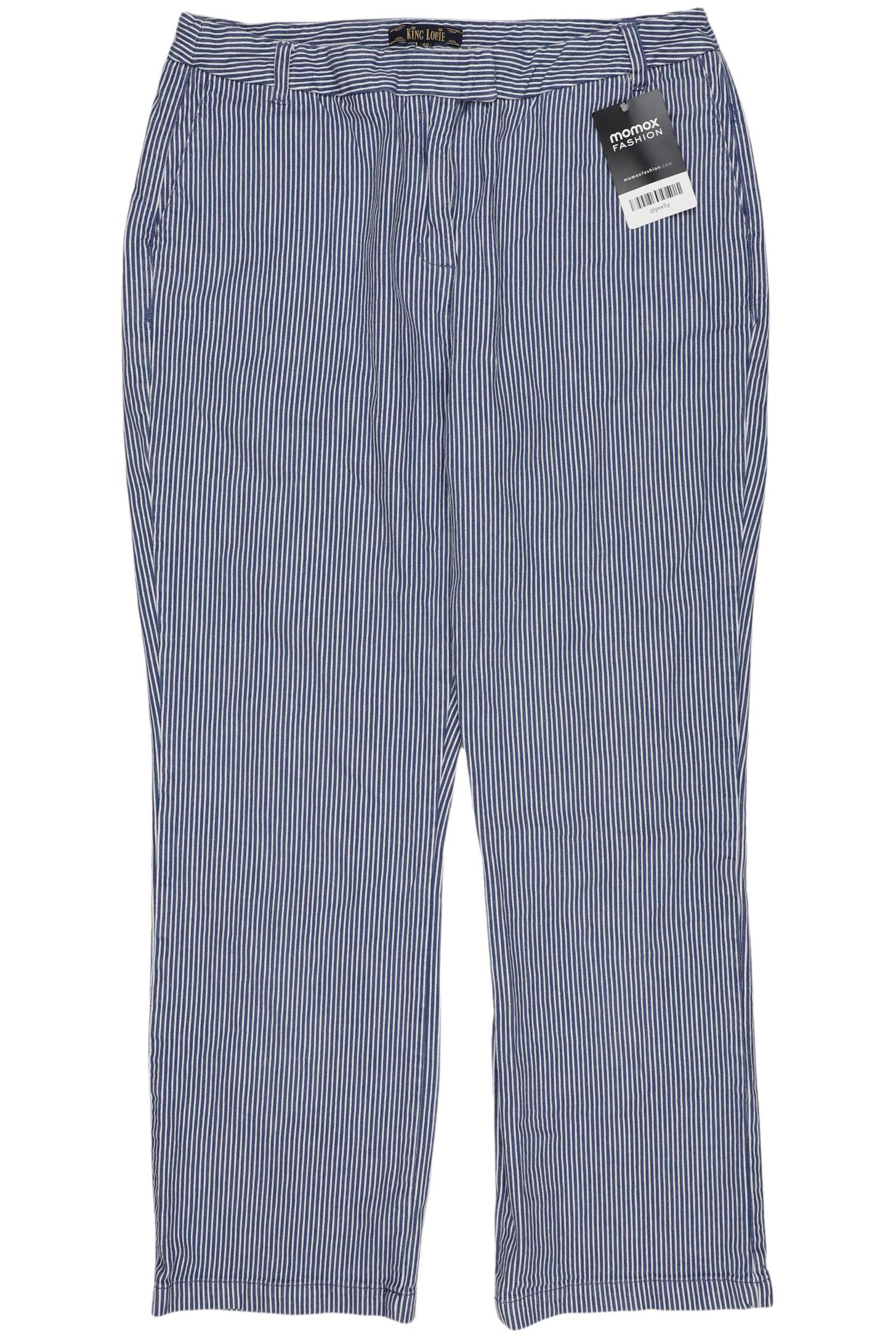 

King Louie Damen Stoffhose, blau, Gr. 40