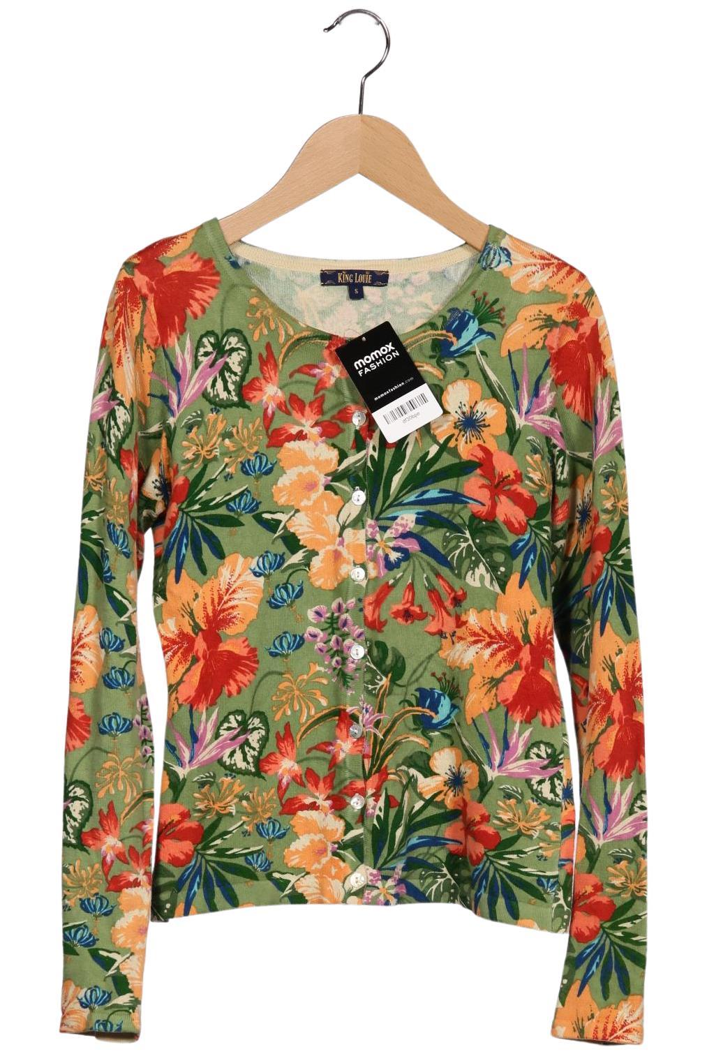 

King Louie Damen Strickjacke, mehrfarbig, Gr. 36