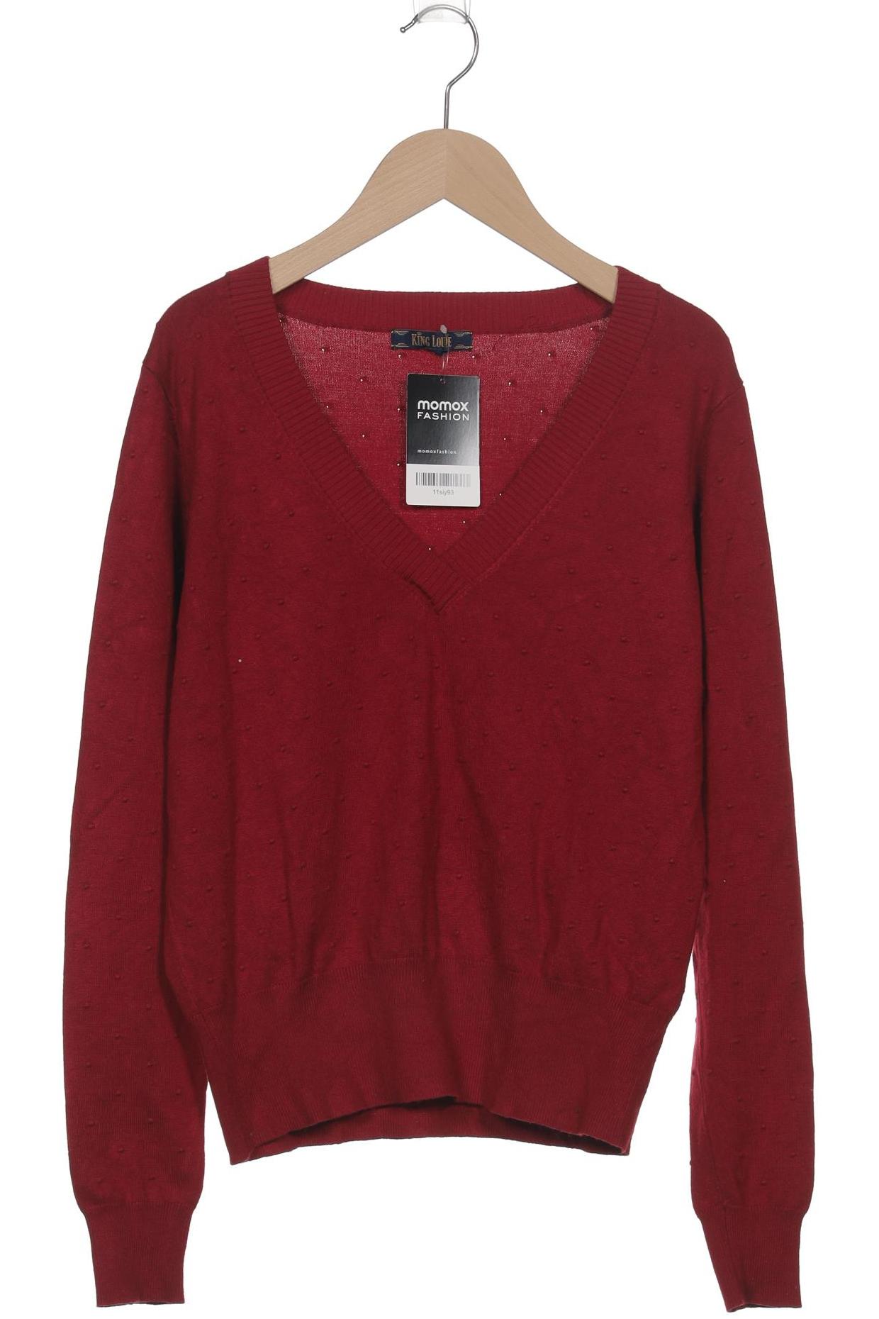 

King Louie Damen Pullover, rot, Gr. 42