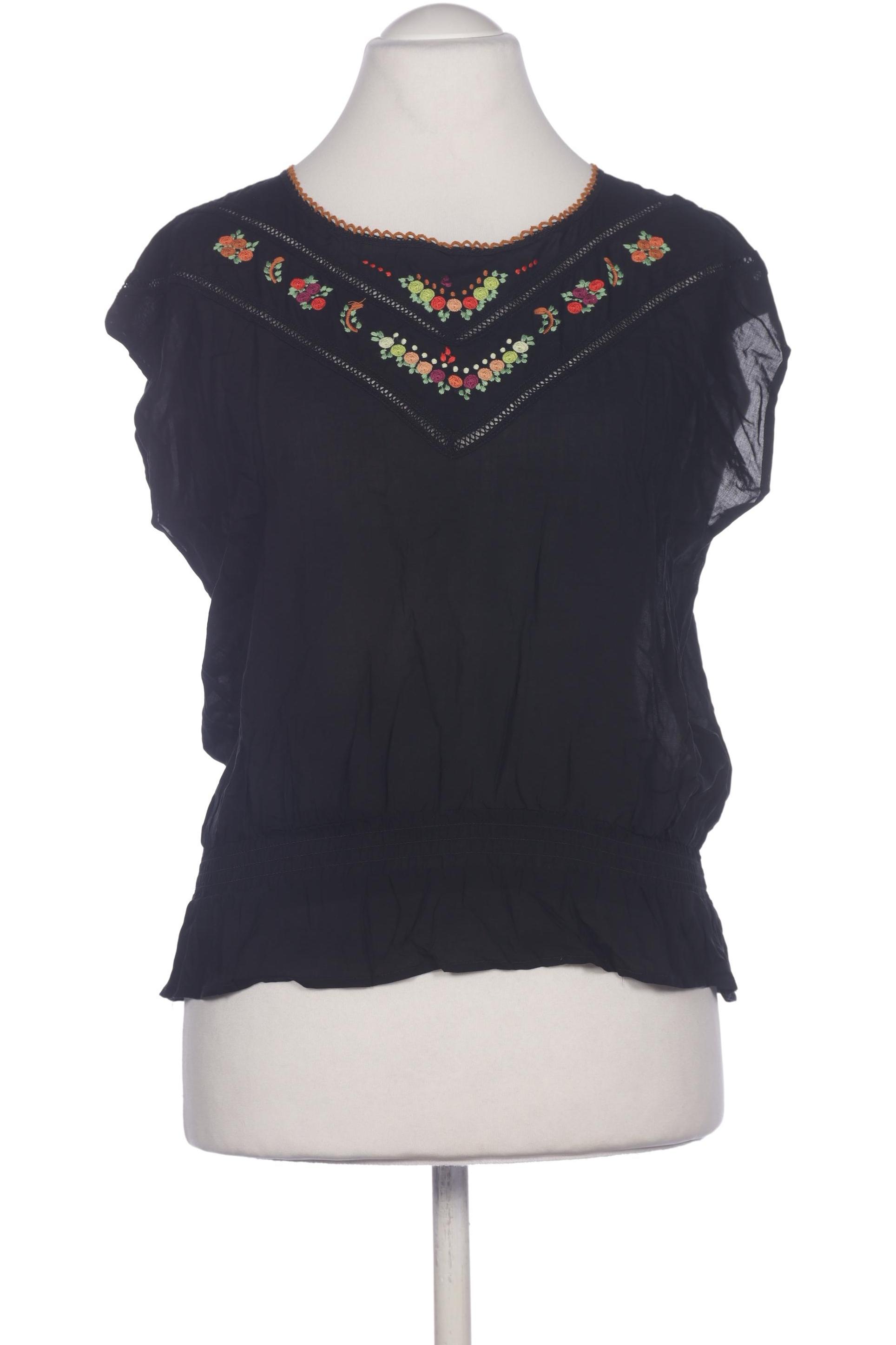

King Louie Damen Bluse, schwarz, Gr. 40