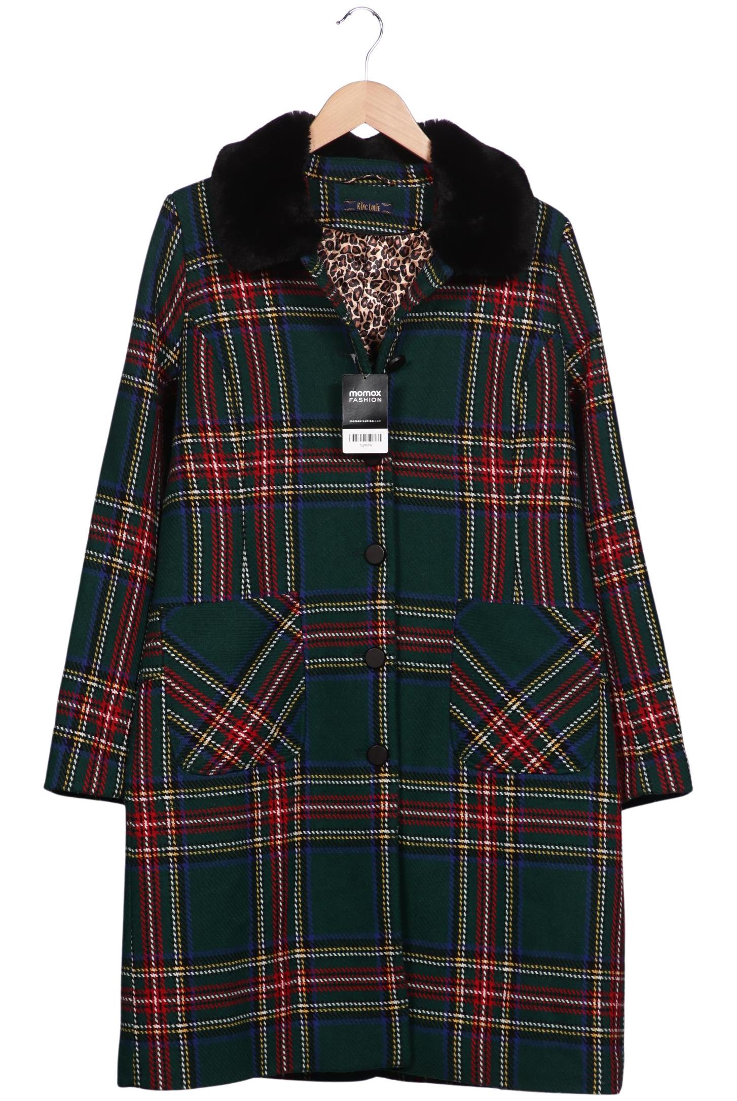 

King Louie Damen Mantel, grün, Gr. 44