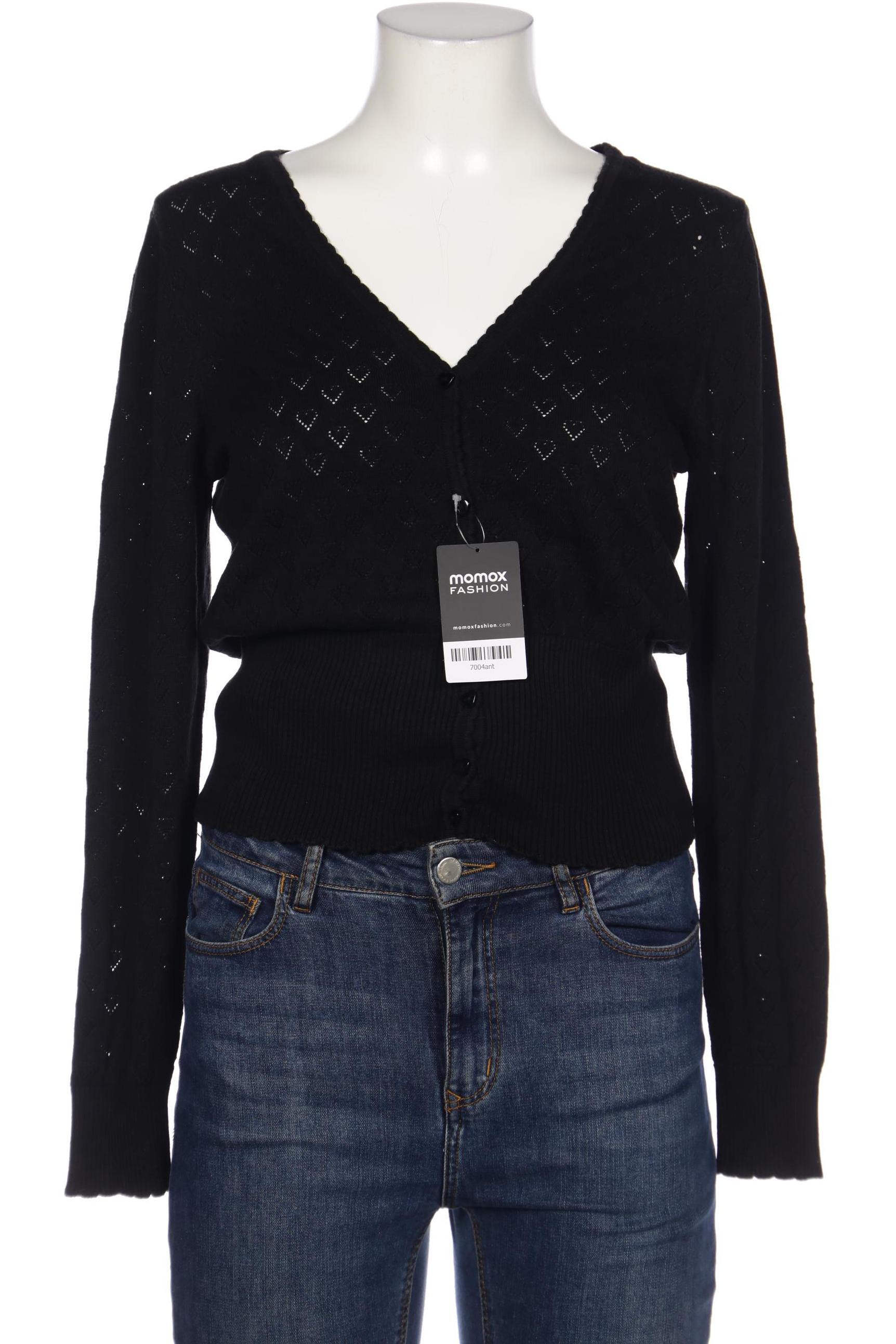 

King Louie Damen Strickjacke, schwarz, Gr. 42