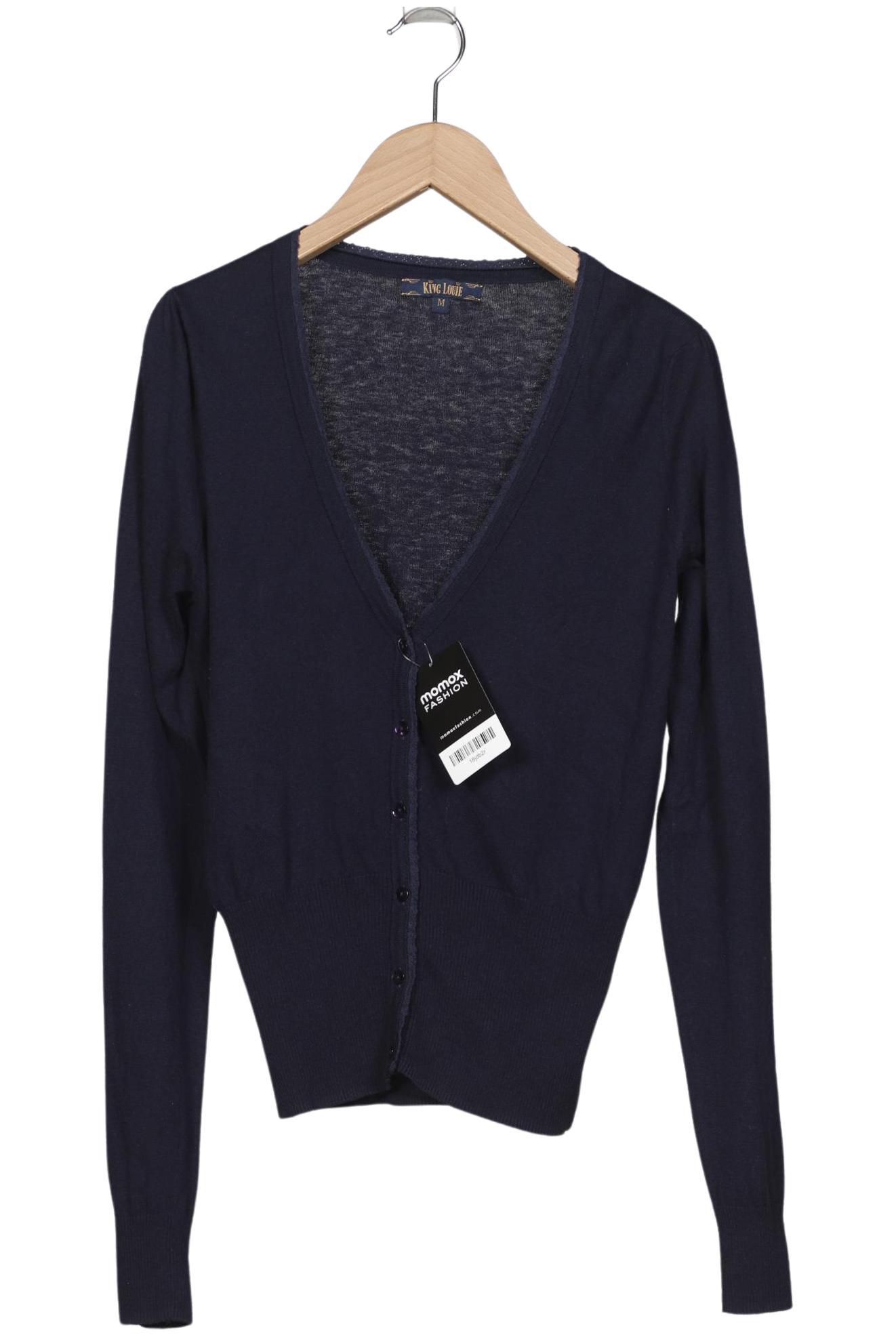 

King Louie Damen Strickjacke, marineblau, Gr. 38