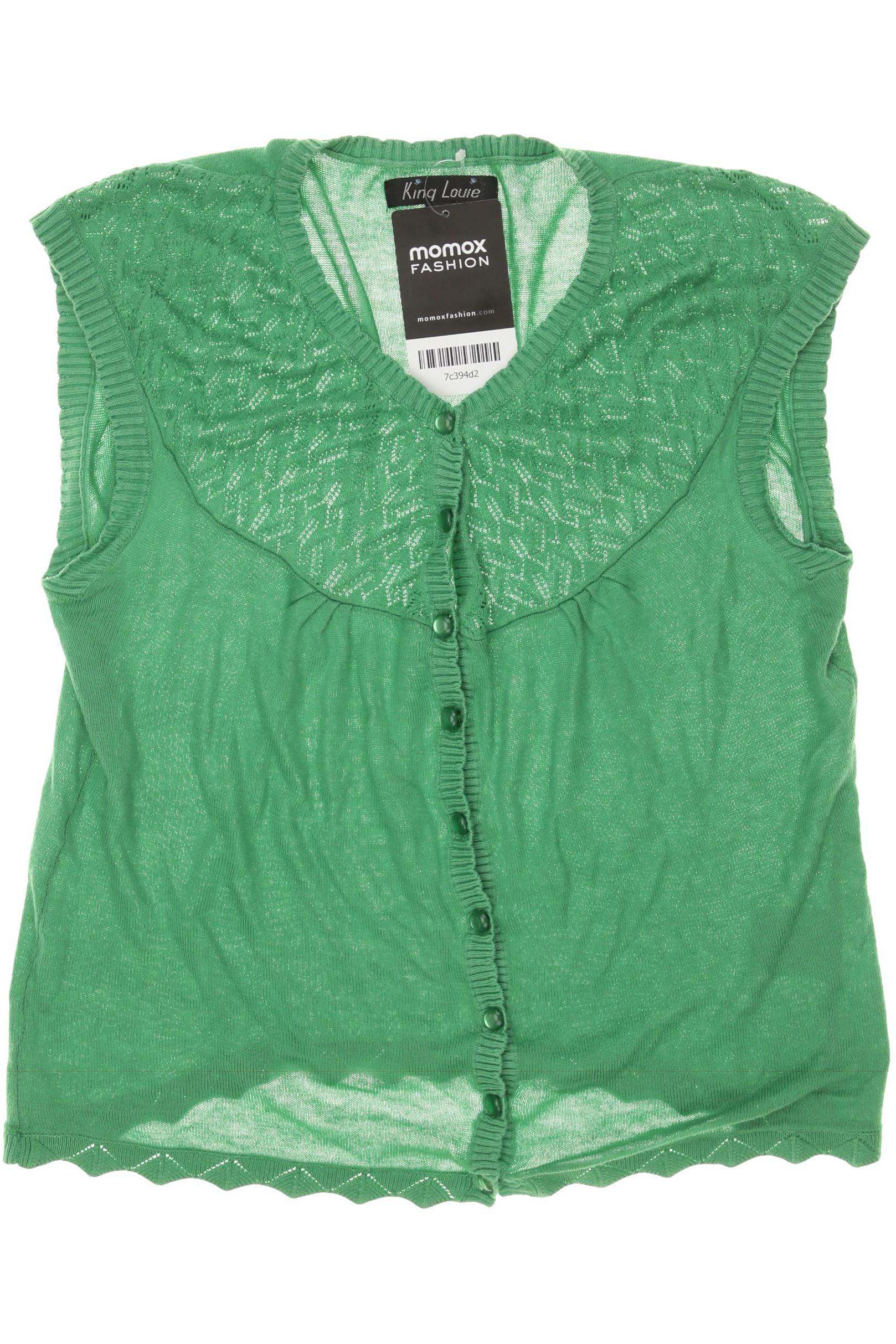 

King Louie Damen Strickjacke, grün, Gr. 36
