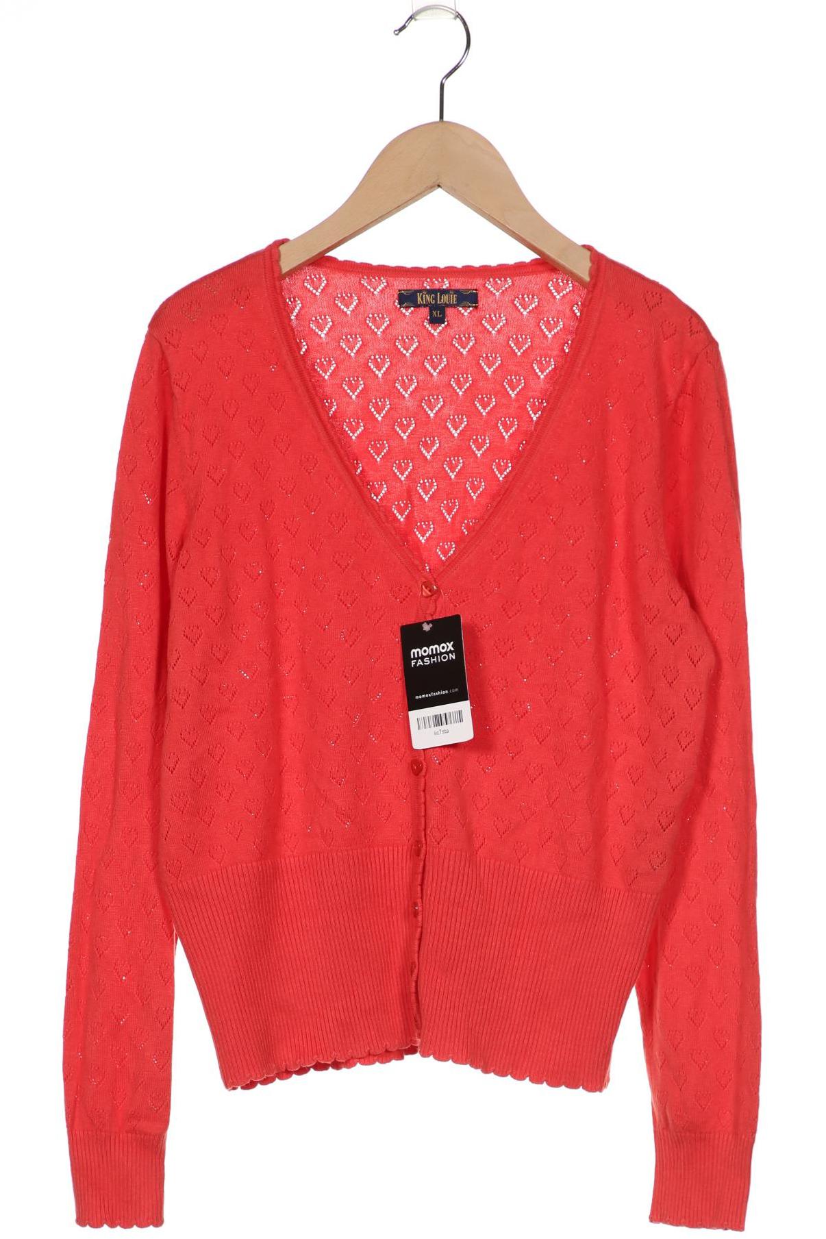 

King Louie Damen Strickjacke, pink, Gr. 44