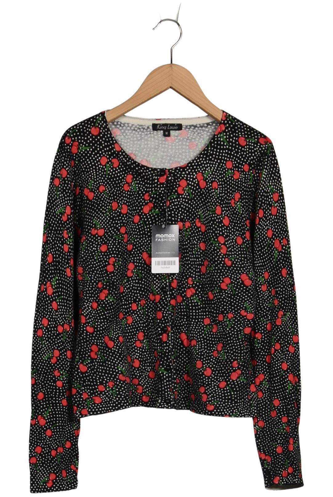 

King Louie Damen Strickjacke, schwarz, Gr. 38