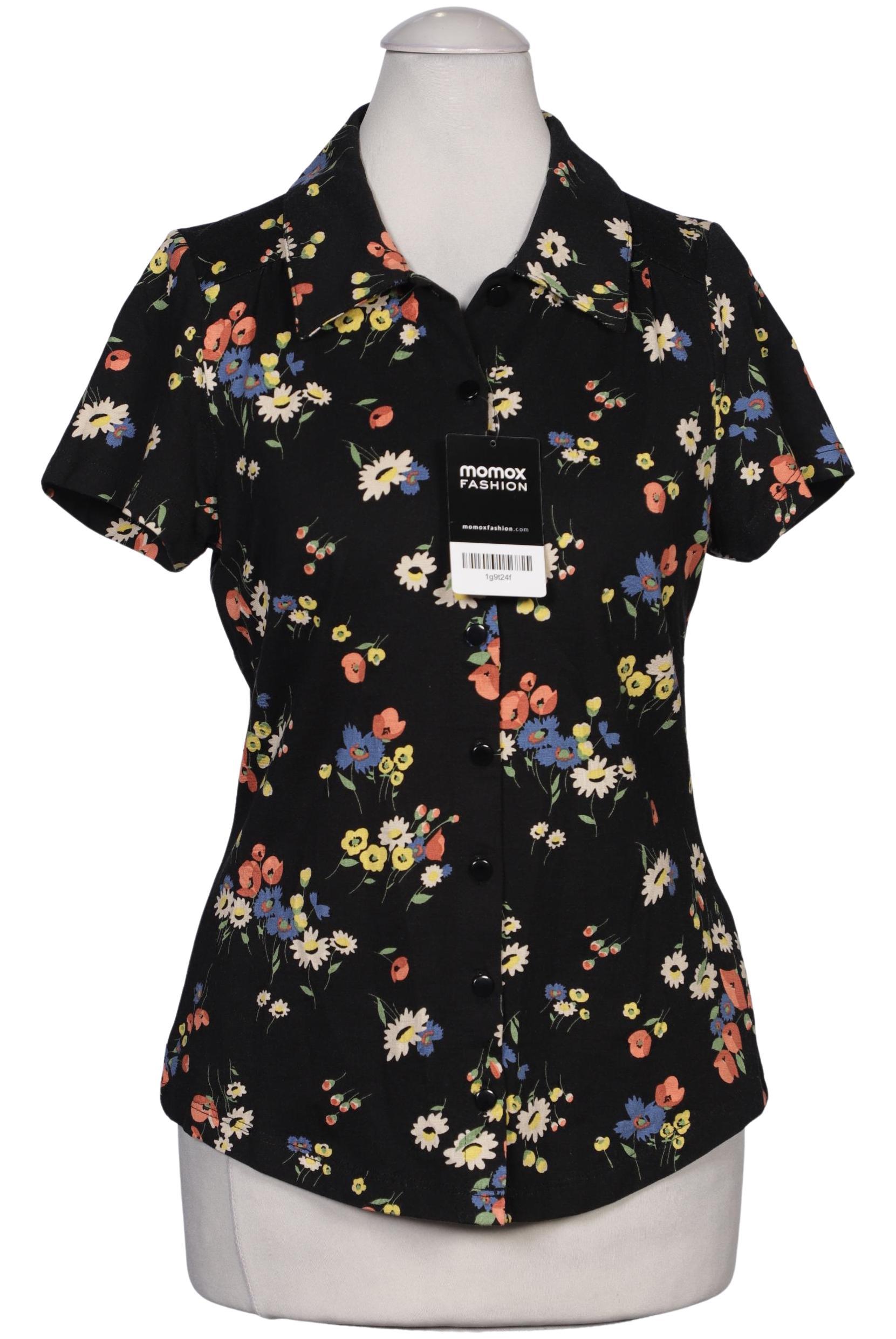 

King Louie Damen Bluse, schwarz, Gr. 36