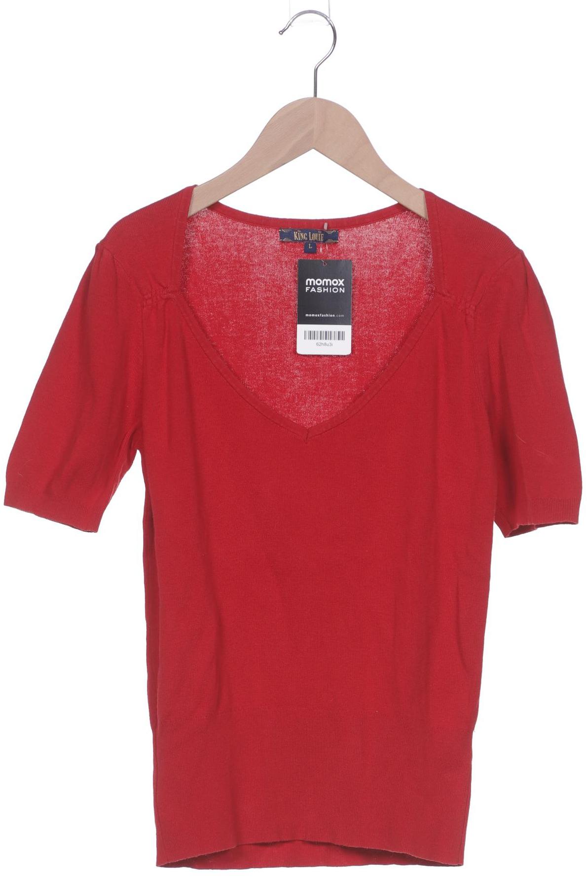 

King Louie Damen Pullover, rot, Gr. 42