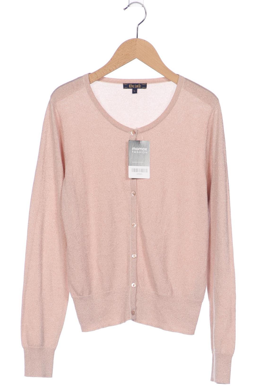 

King Louie Damen Strickjacke, pink, Gr. 42