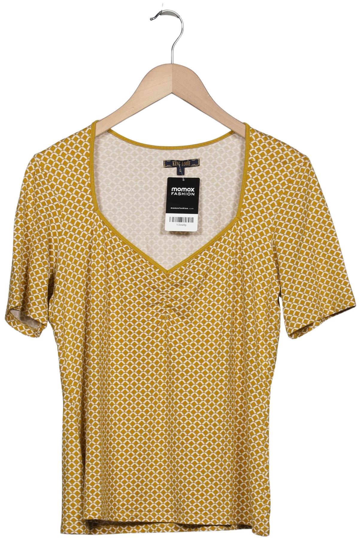 

King Louie Damen T-Shirt, gelb, Gr. 42