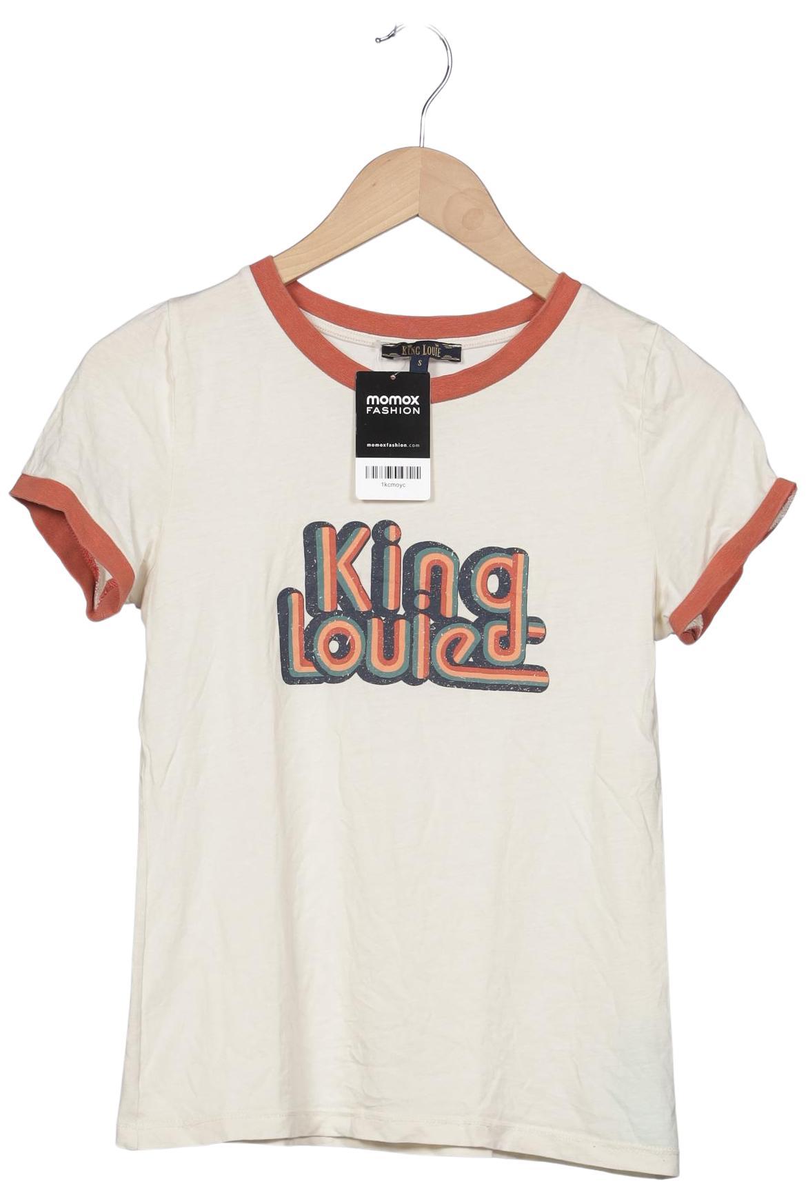 

King Louie Damen T-Shirt, cremeweiß, Gr. 36