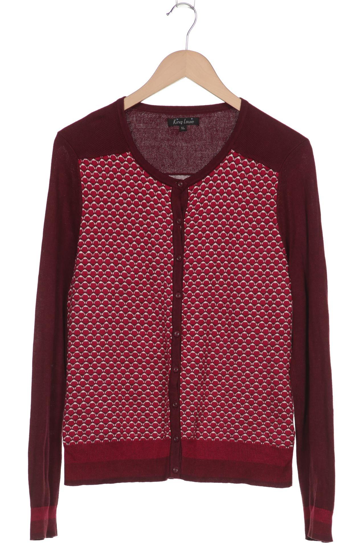 

KING LOUIE Damen Strickjacke, bordeaux