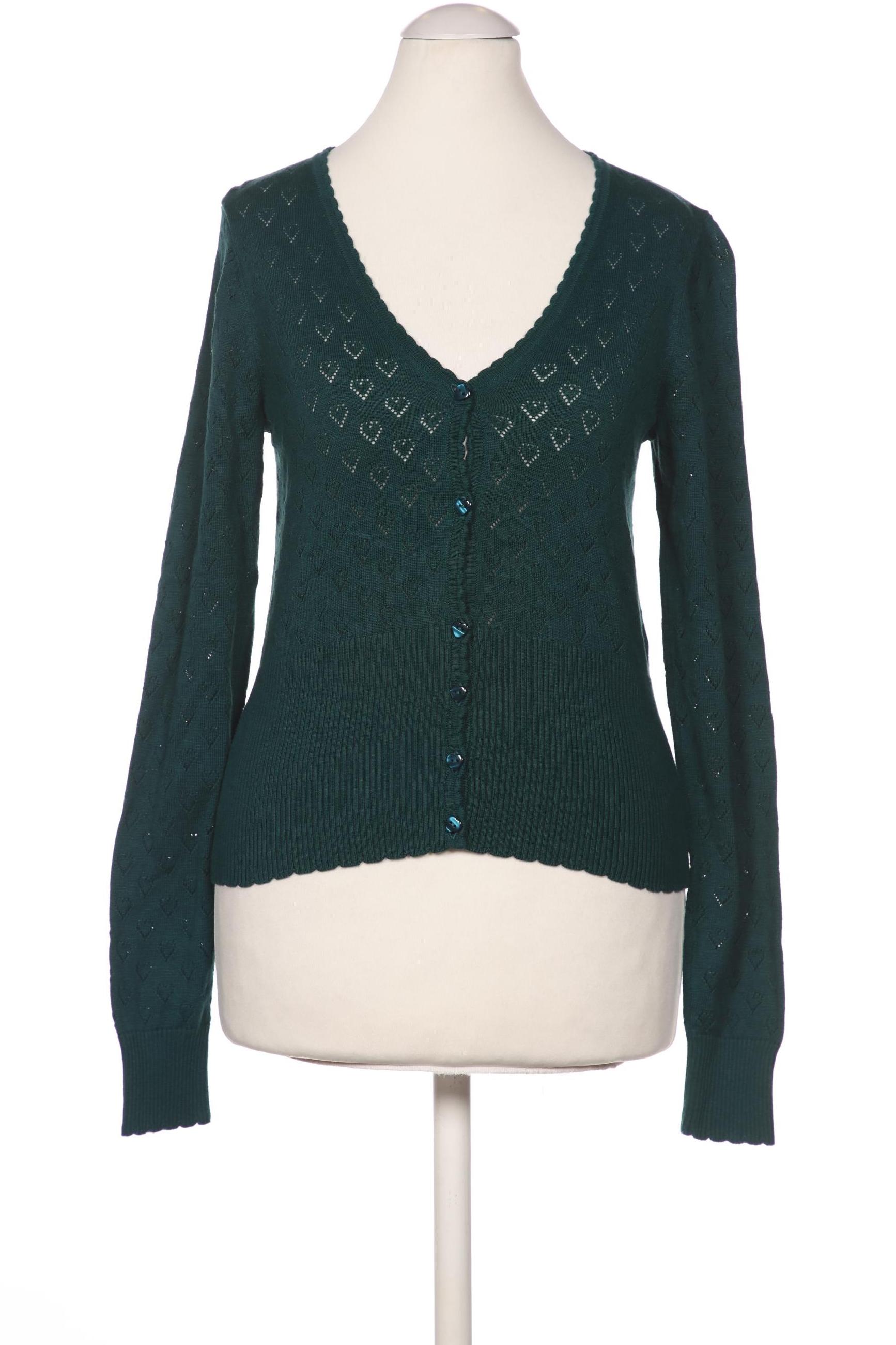 

King Louie Damen Strickjacke, grün, Gr. 36