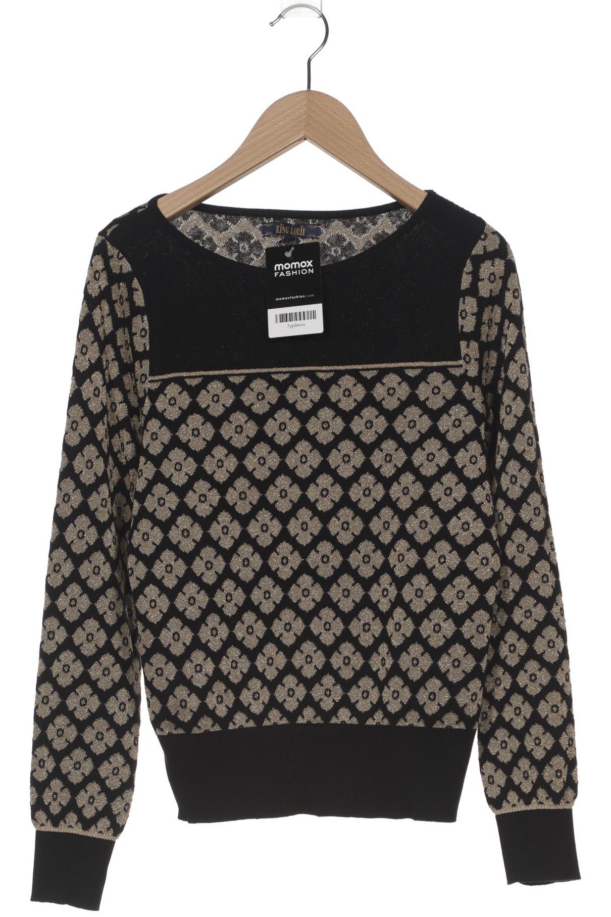 

King Louie Damen Pullover, schwarz, Gr. 38