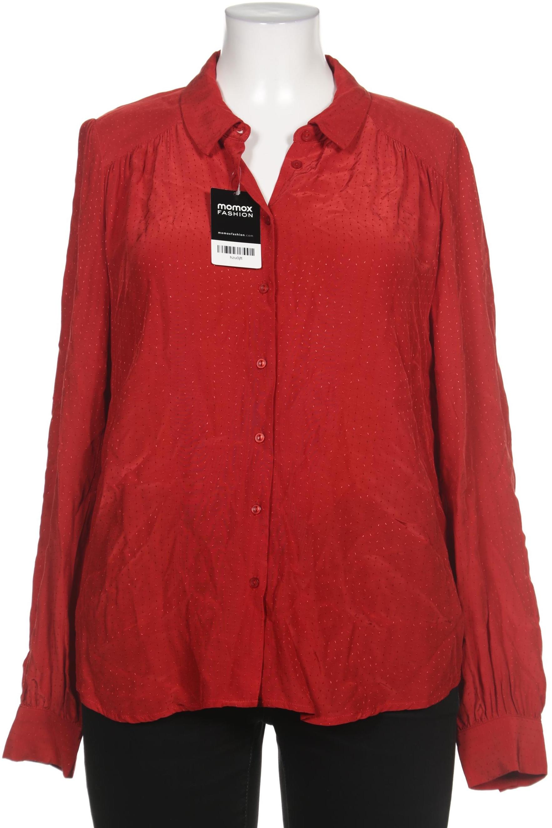 

King Louie Damen Bluse, rot, Gr. 44