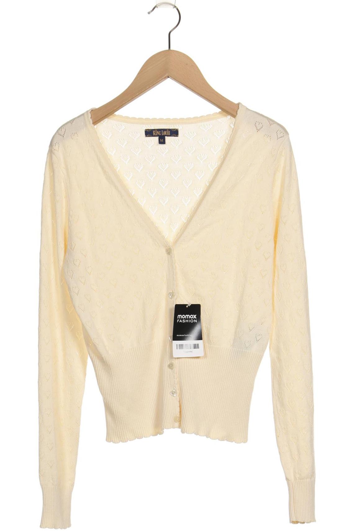 

King Louie Damen Strickjacke, cremeweiß, Gr. 38