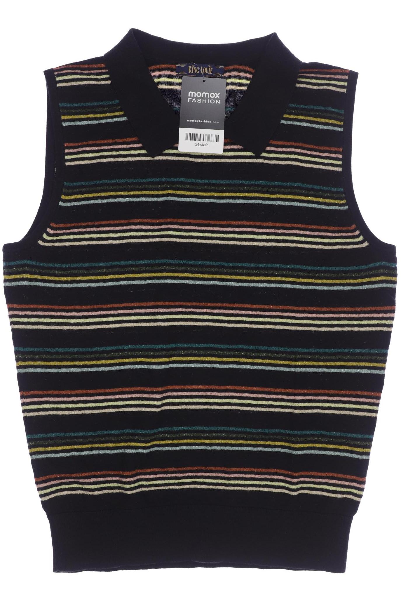 

King Louie Damen Pullover, schwarz, Gr. 38