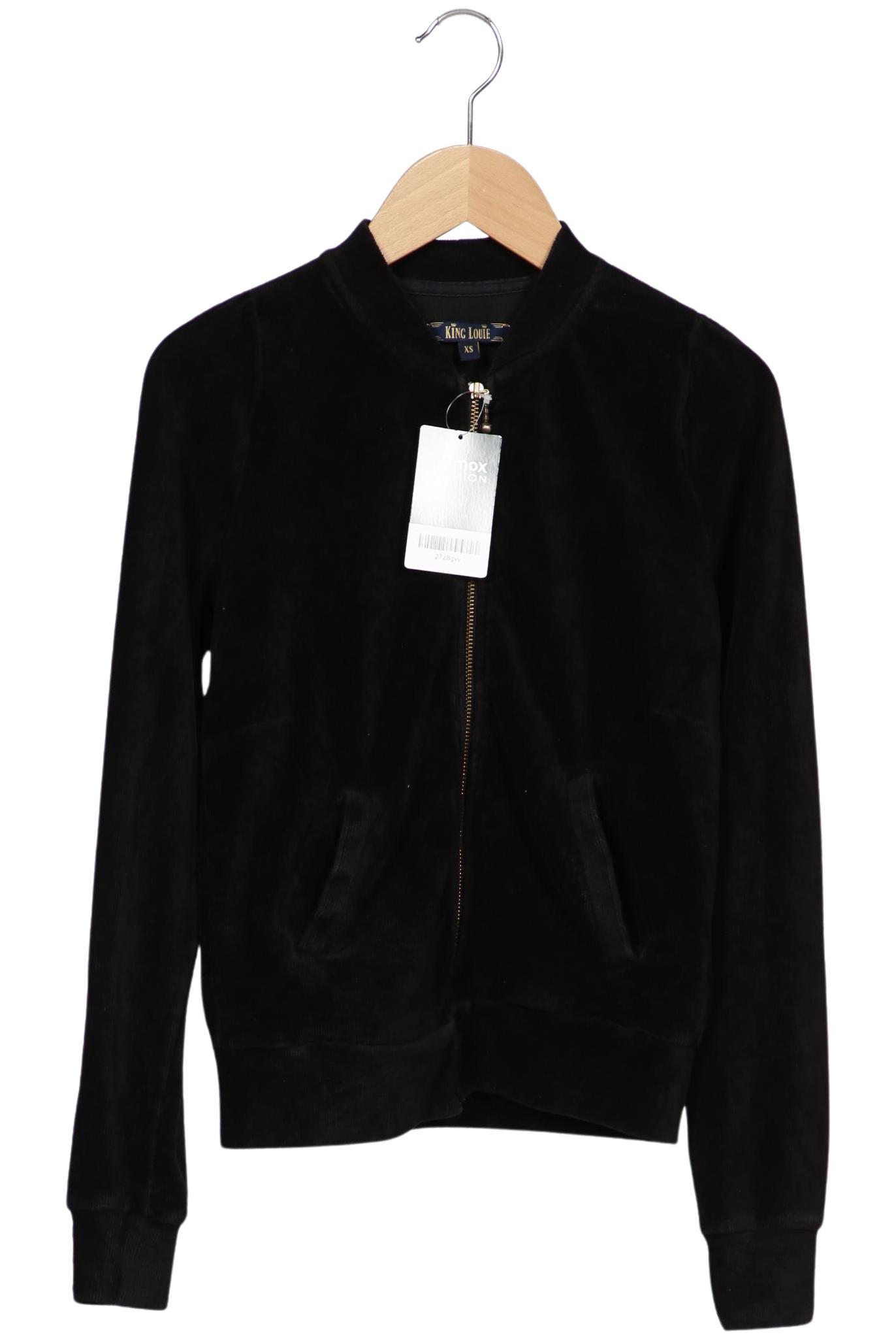 

King Louie Damen Sweatshirt, schwarz, Gr. 34