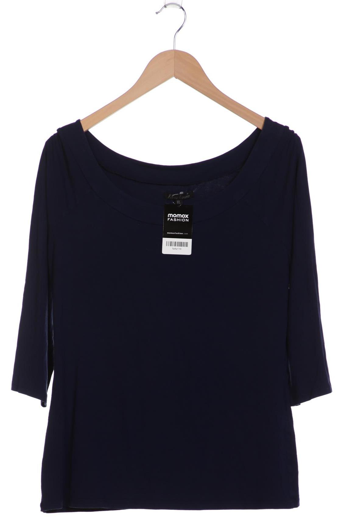 

King Louie Damen Langarmshirt, marineblau, Gr. 44
