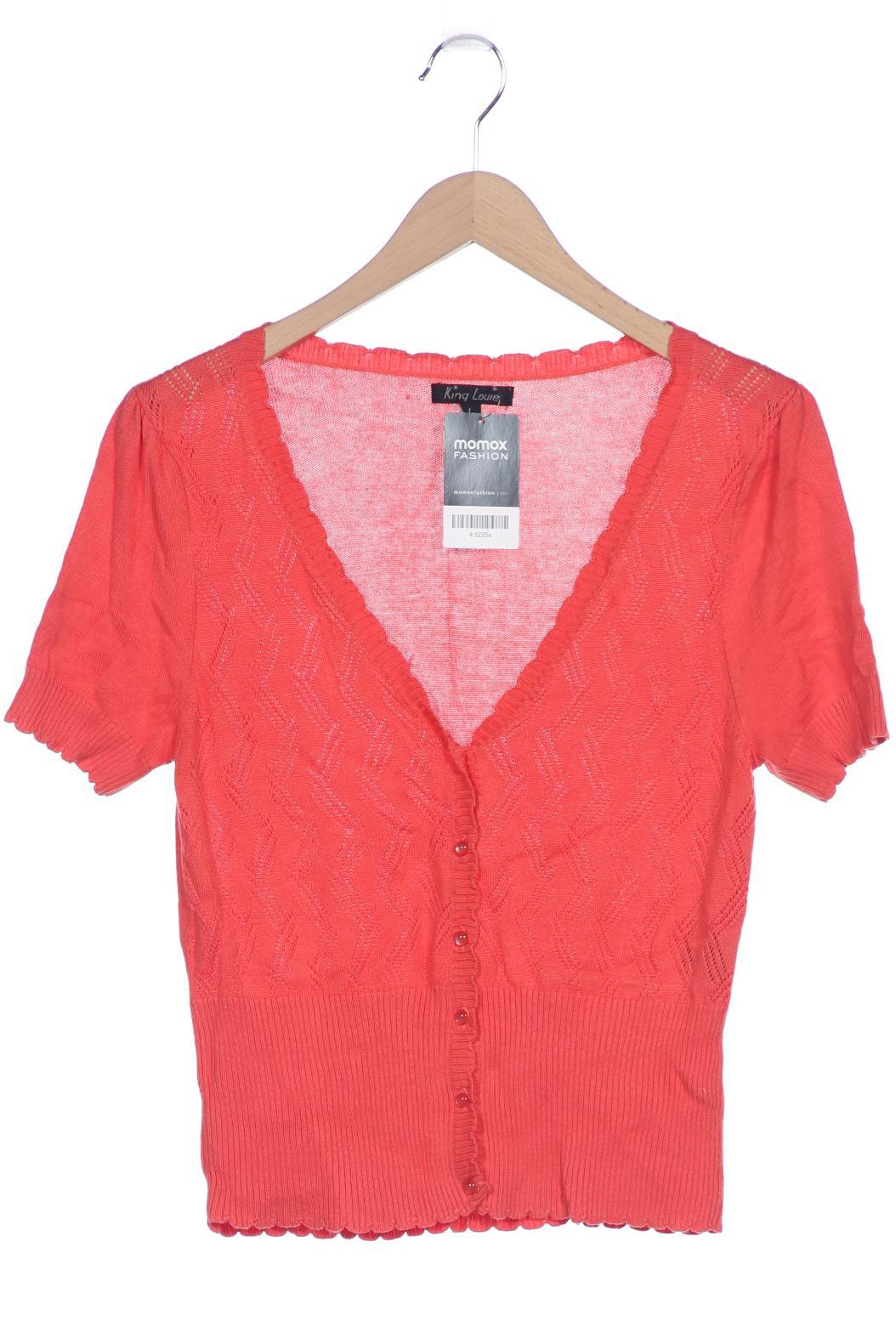 

King Louie Damen Strickjacke, rot, Gr. 42