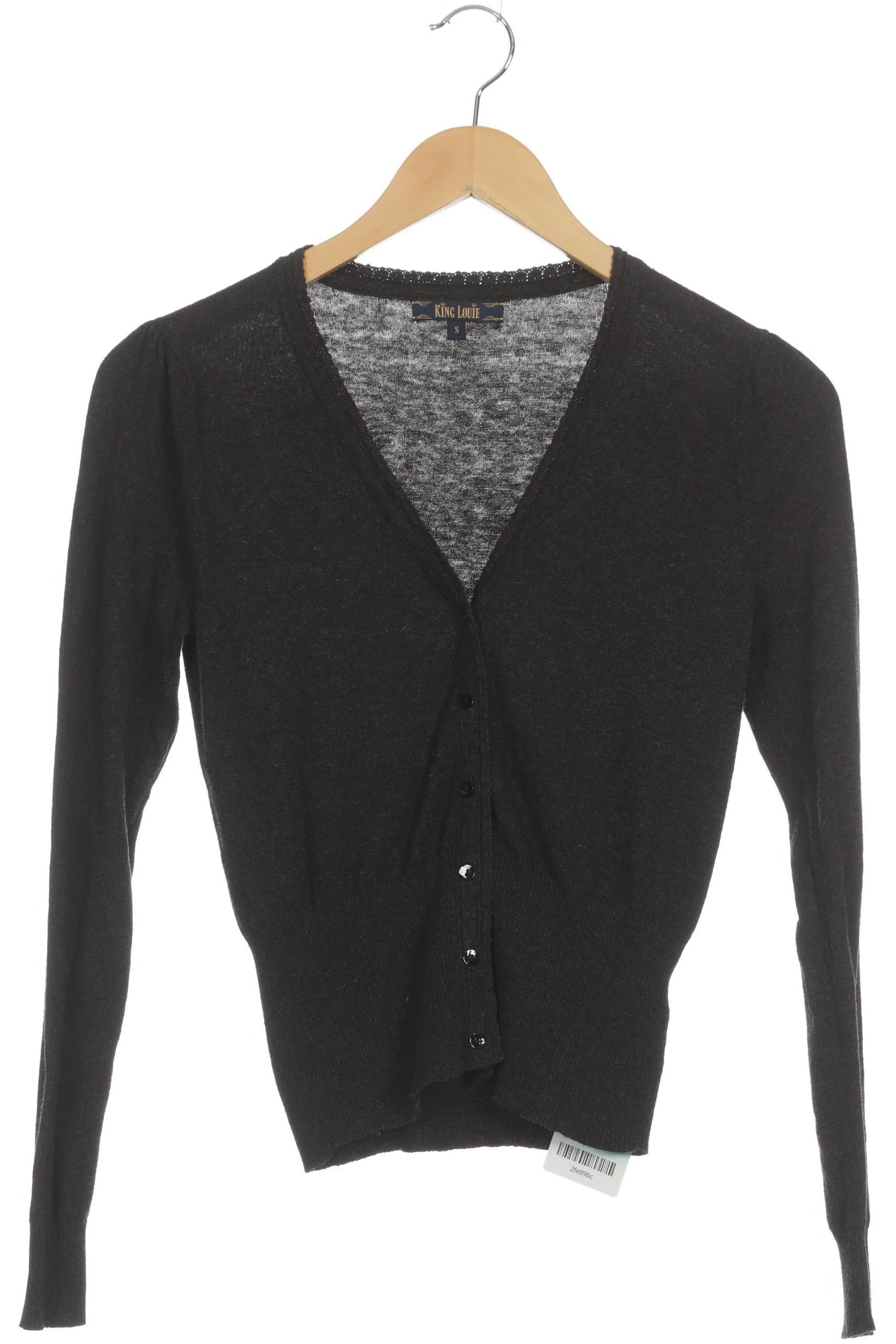 

King Louie Damen Strickjacke, schwarz, Gr.