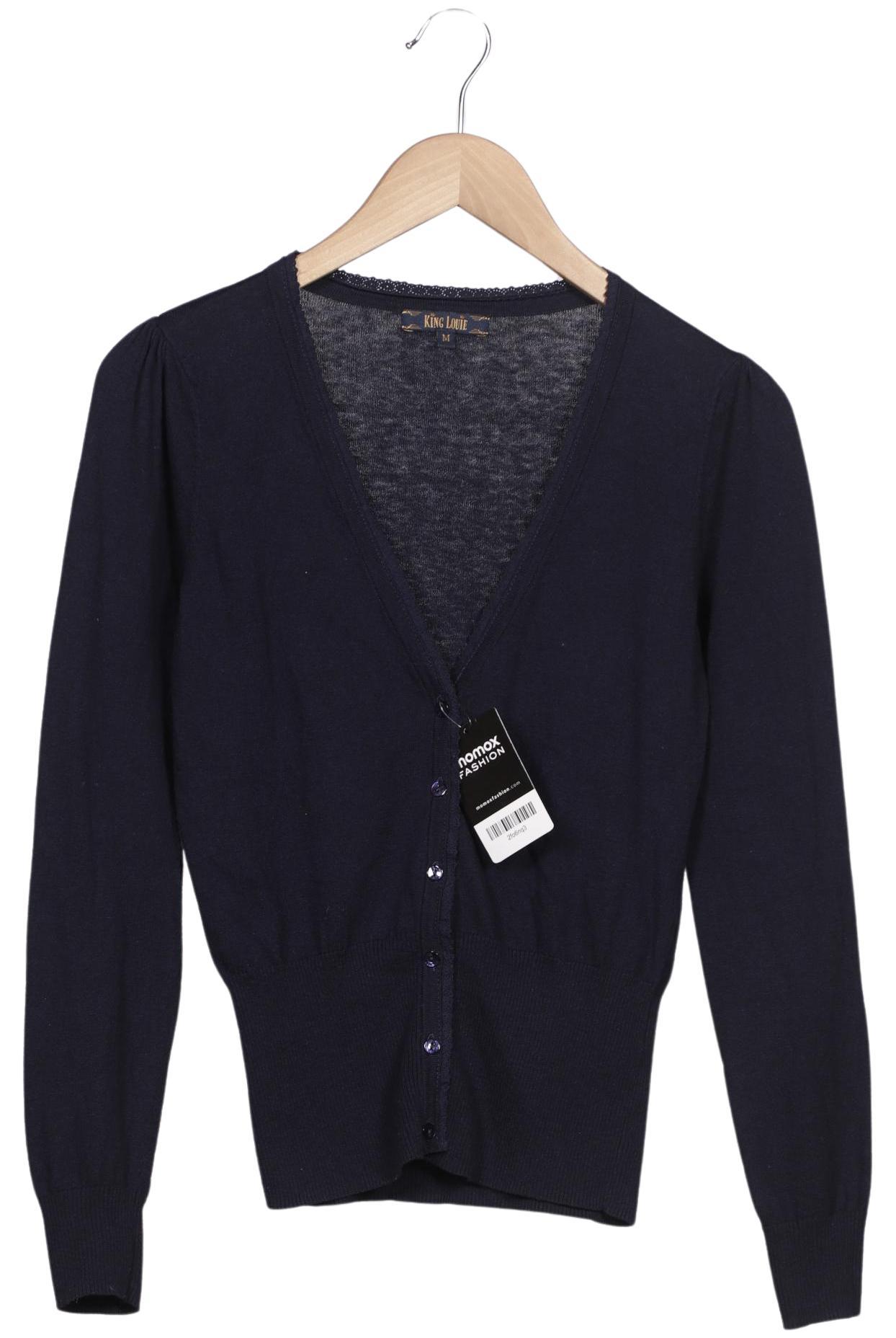

King Louie Damen Strickjacke, marineblau, Gr. 38