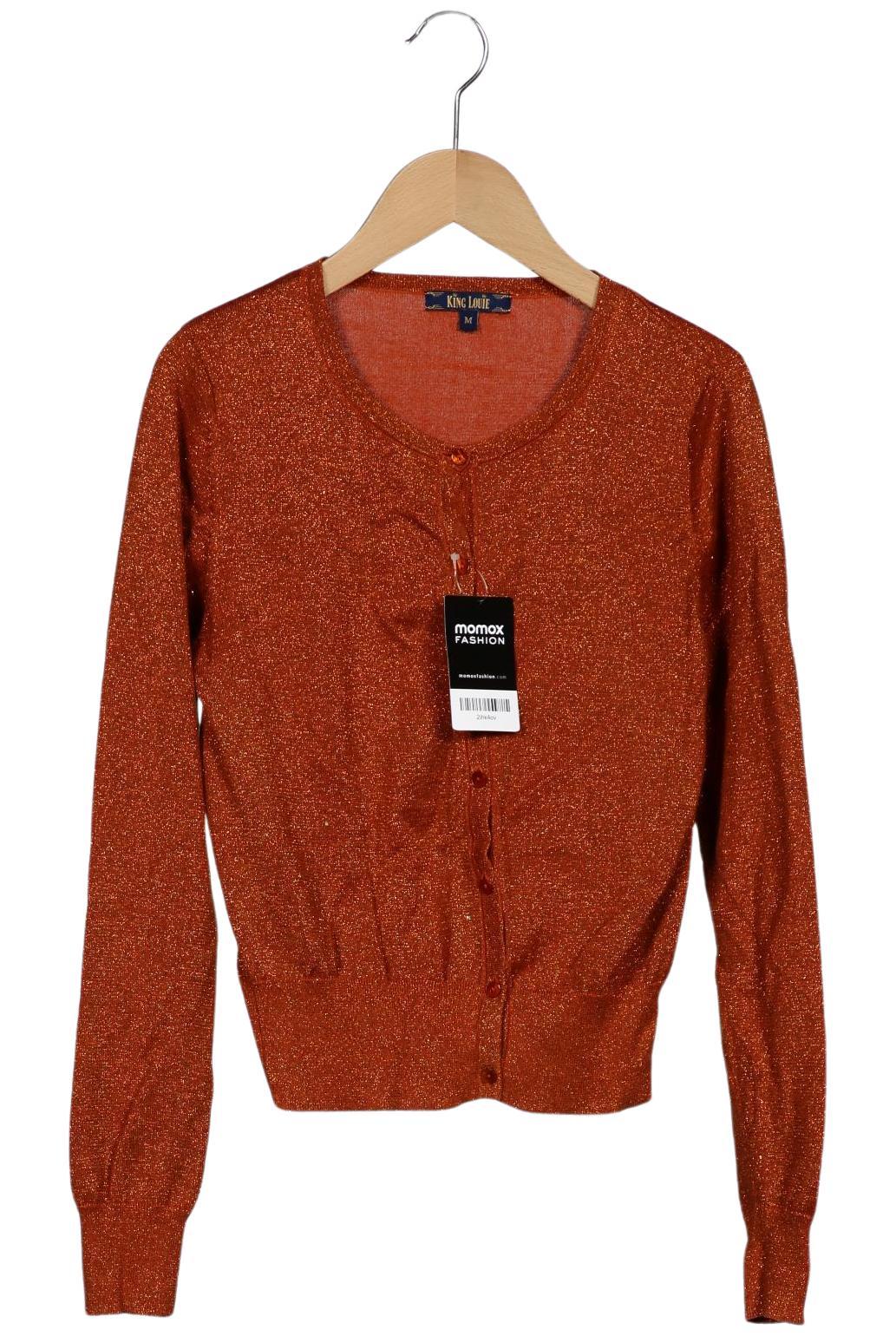 

King Louie Damen Strickjacke, orange, Gr. 38
