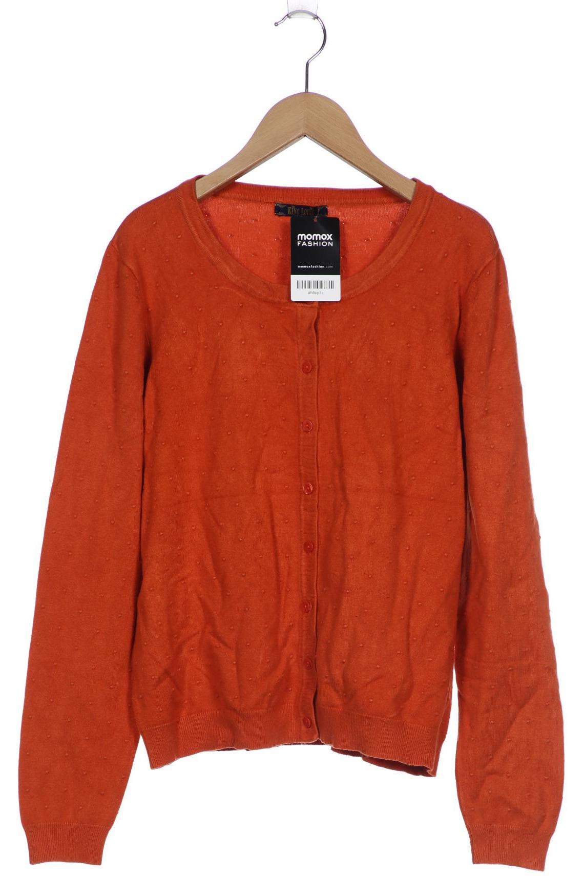 

King Louie Damen Strickjacke, orange, Gr. 44