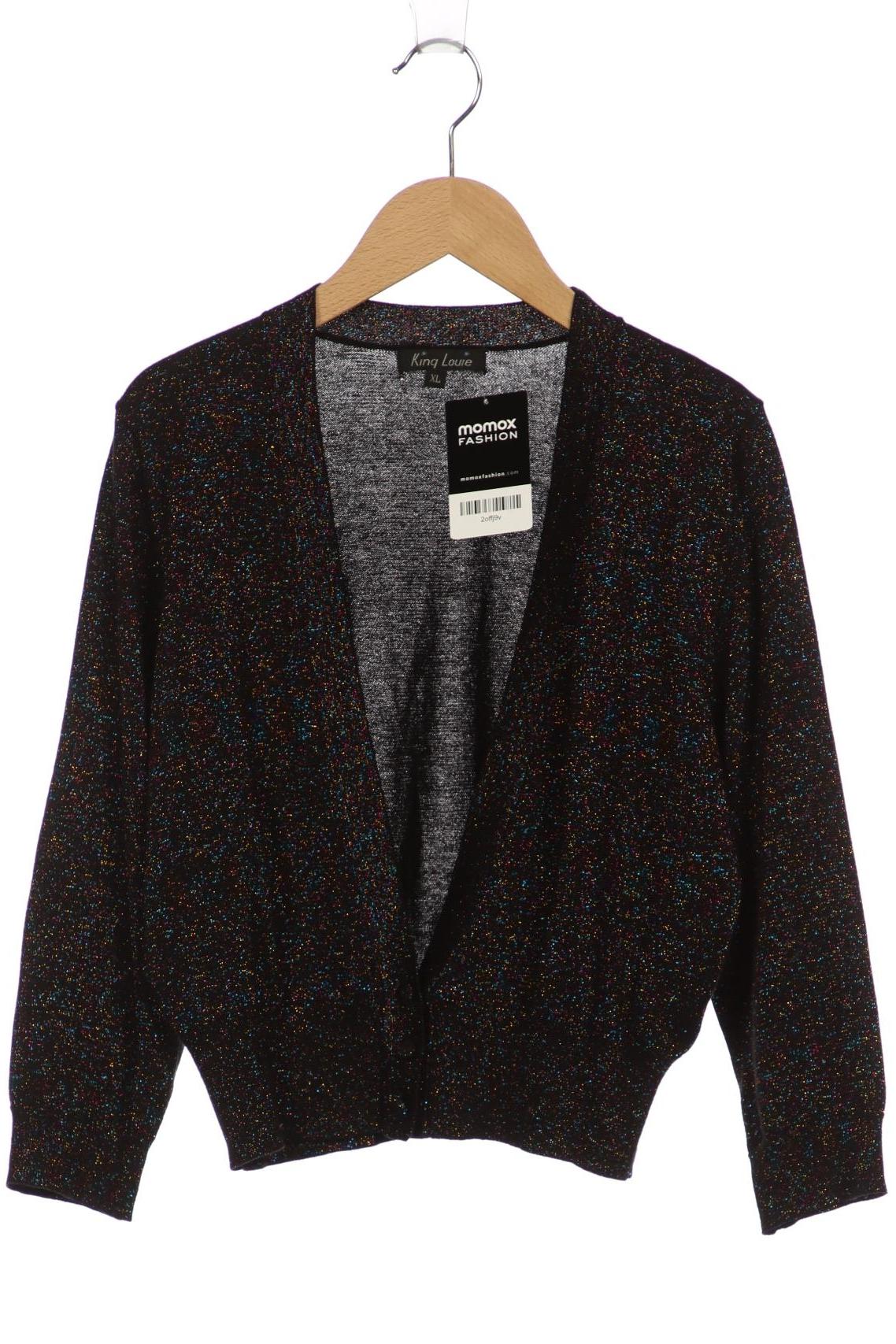 

King Louie Damen Strickjacke, schwarz, Gr. 44